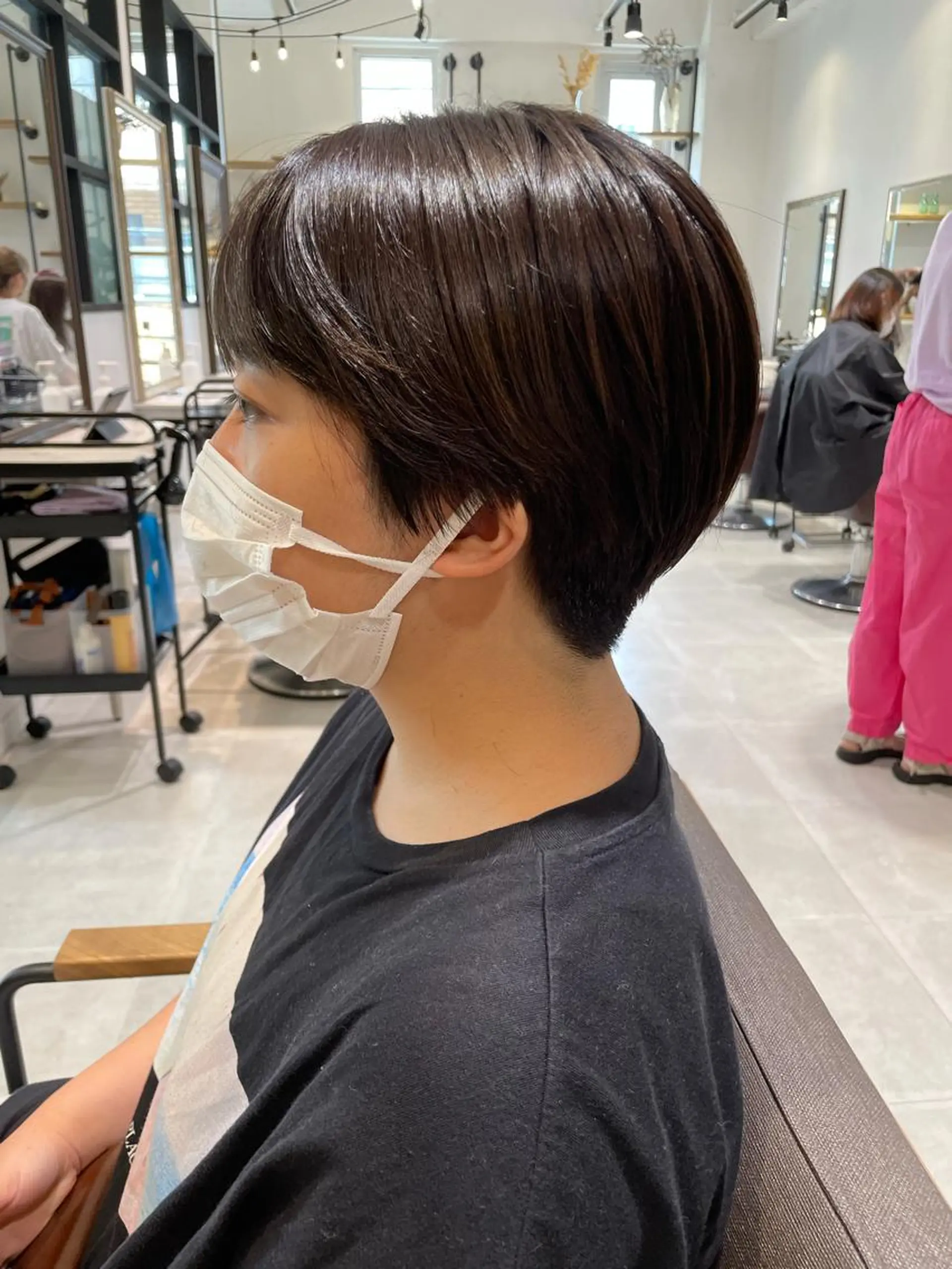 ショート ショートヘア カット ヘッドスパ フェイシャルエステ＆まつげサロン　La Pleine Lune【プレーヌリュンヌ】所属・YURI /まつげパーマのヘアスタイル