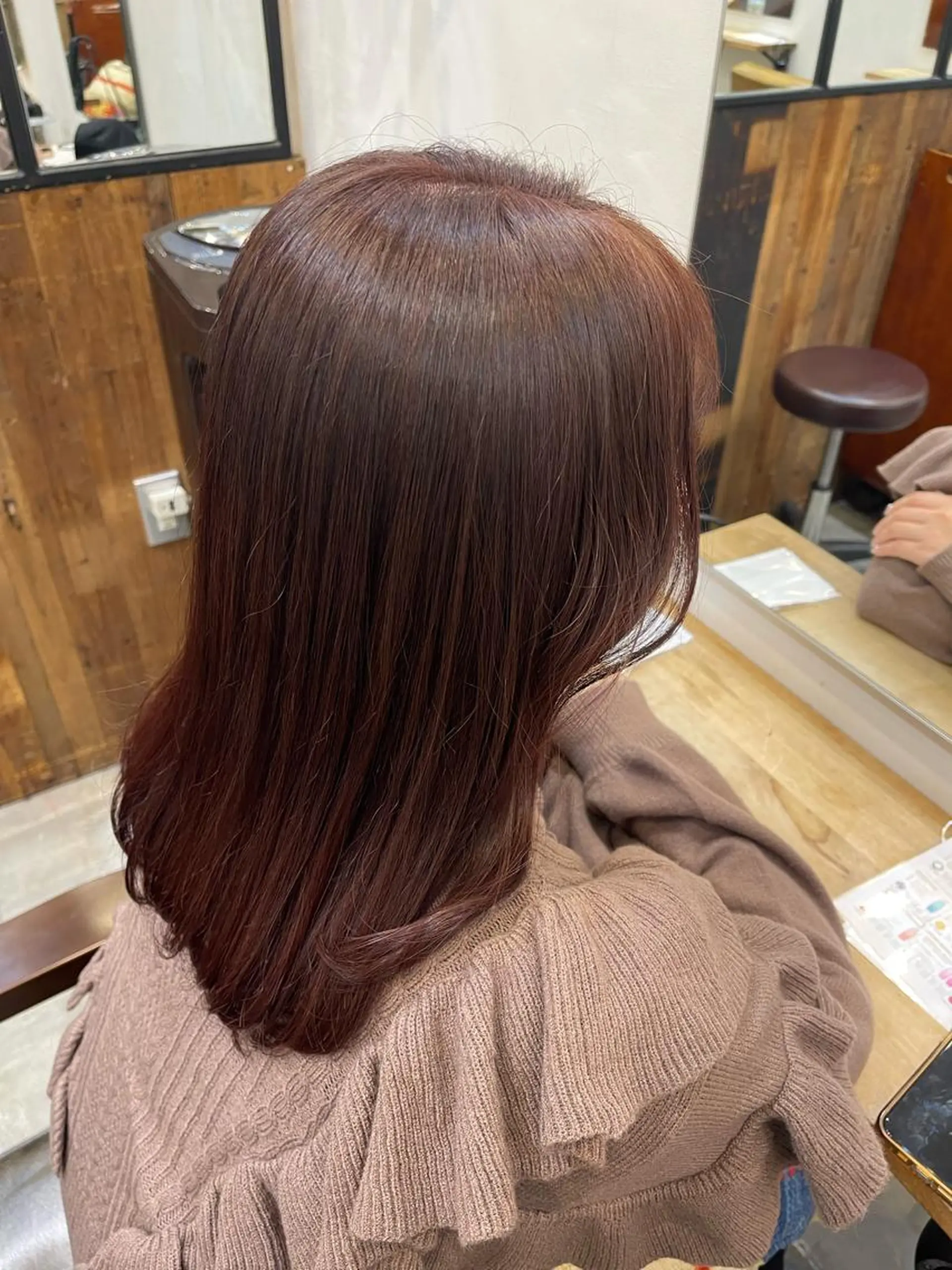 セミロング カラー ヘアカラー 丸田優奈 /ショートカットのヘアスタイル