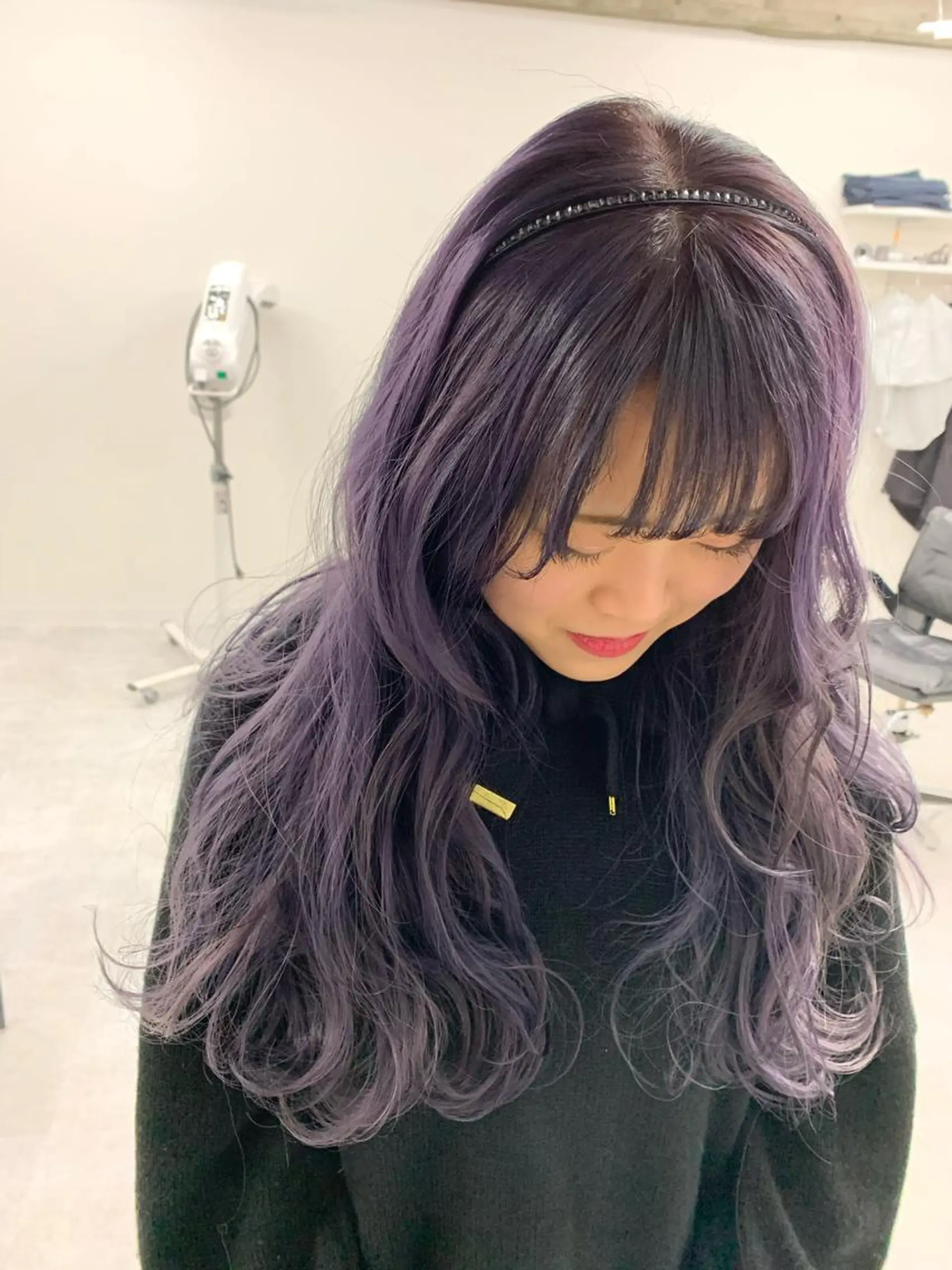 ロング カラー パーマ ヘアアレンジ メンズ キッズ ネイル マツエク・マツパ 架空〜KAQU〜所属・【clan】 NOGAMIのヘアスタイル