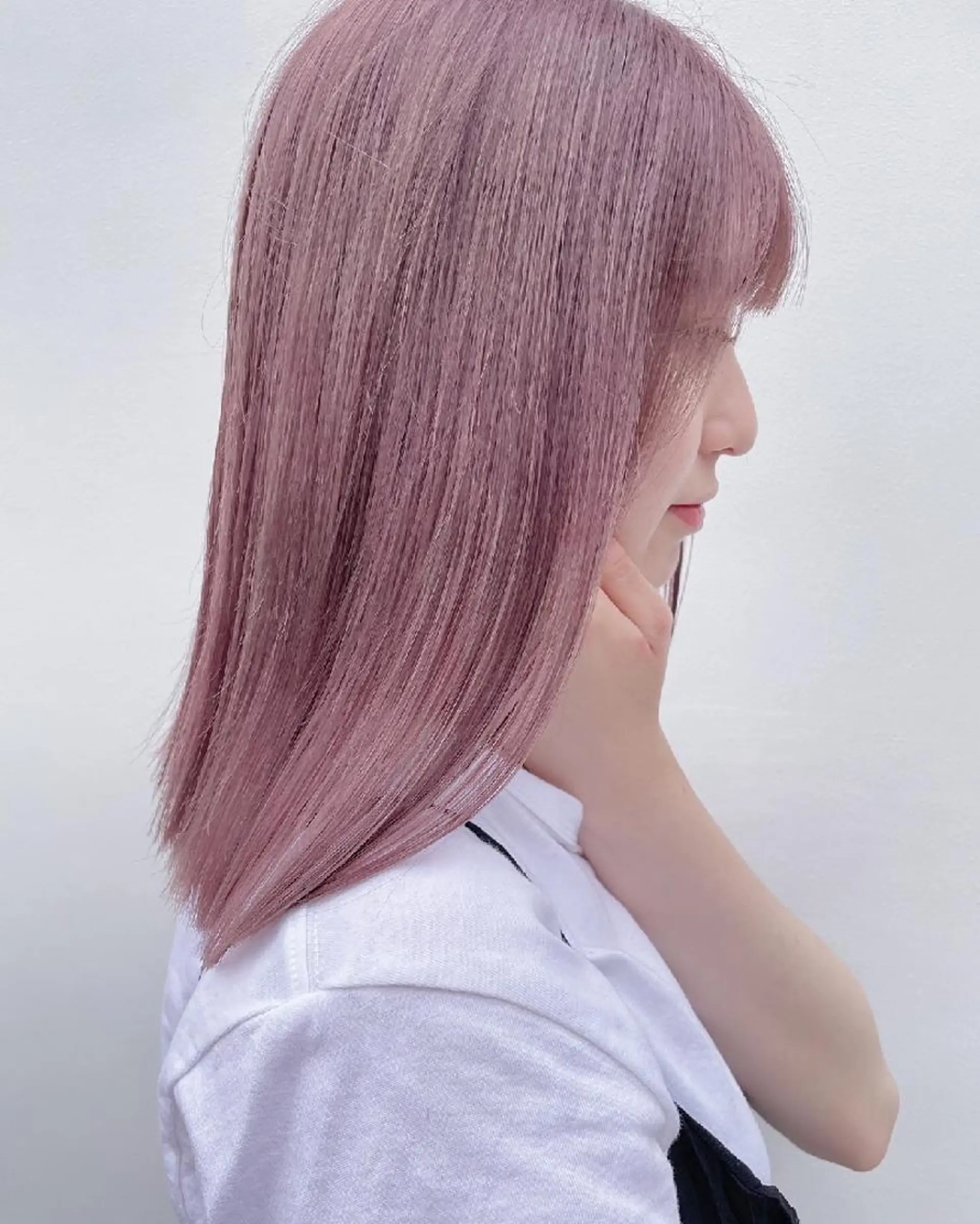 ミディアム カラー ヘアアレンジ 透明感/レイヤー 🇰🇷tomonaのヘアスタイル