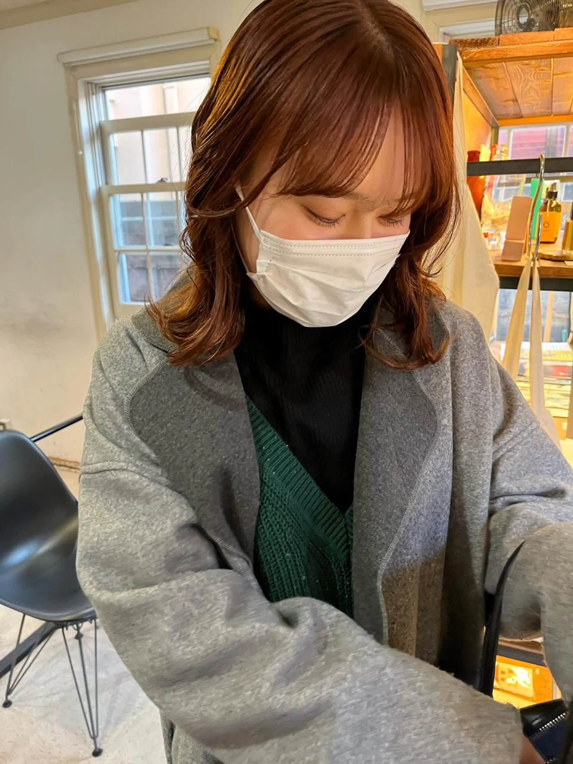 ミディアム カラー NOUN所属・eri kinjoのヘアスタイル