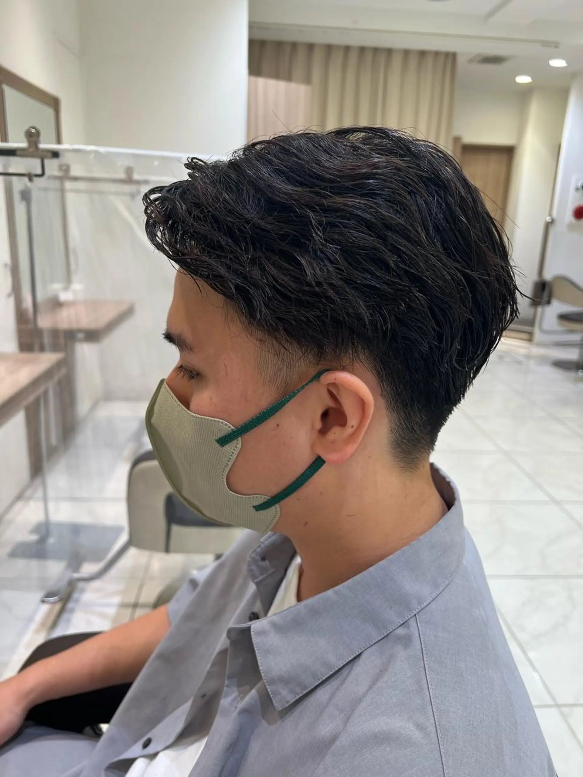 メンズ 顔周り/韓国レイヤー junkaのヘアスタイル