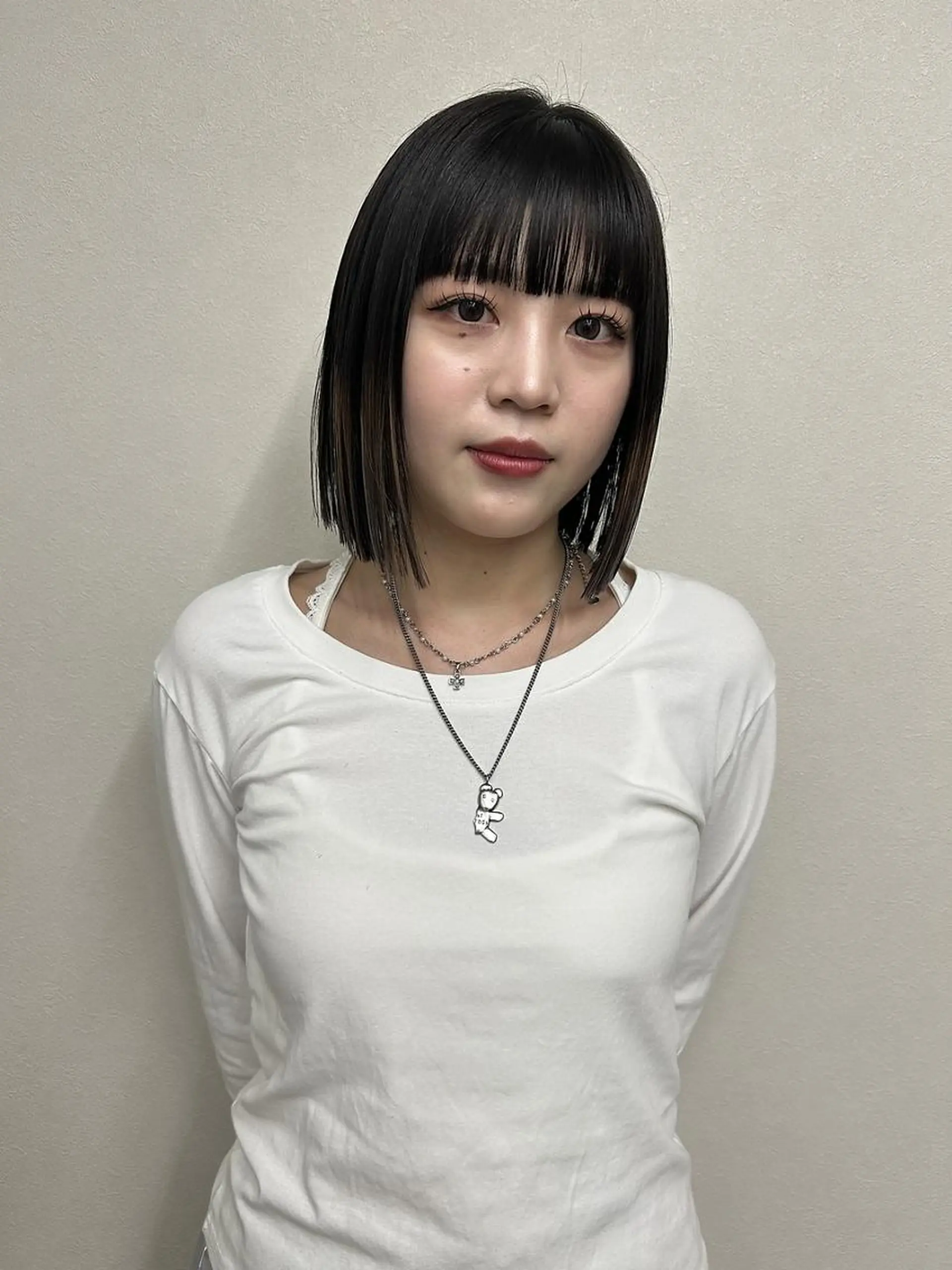 ショート カット ヘアカラー 勝野夏希/ハイトーン /ボブ/松本のヘアスタイル