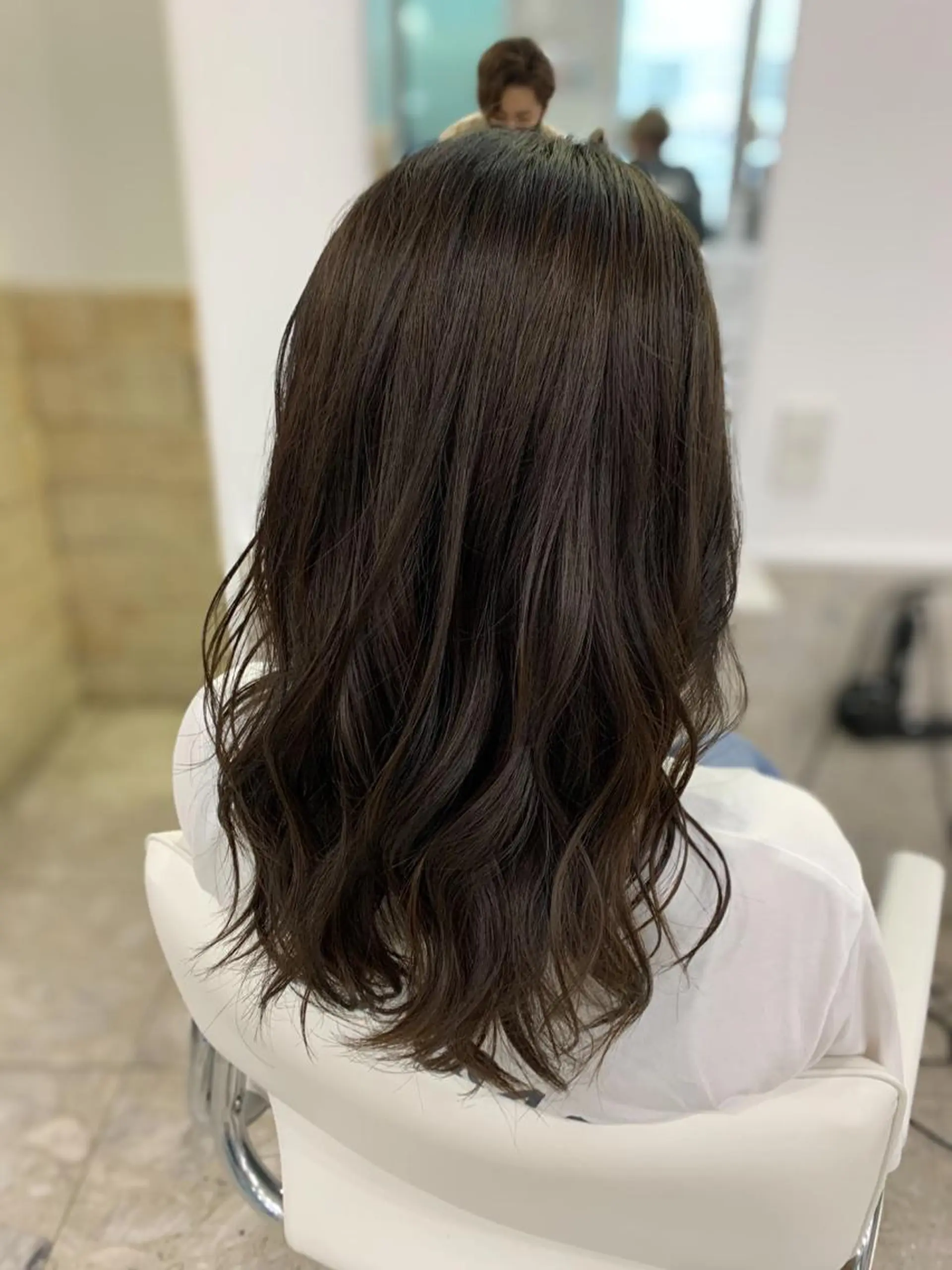 ロング パーマ デジタルパーマ 相武台ショート特化 💐川崎希💐のヘアスタイル