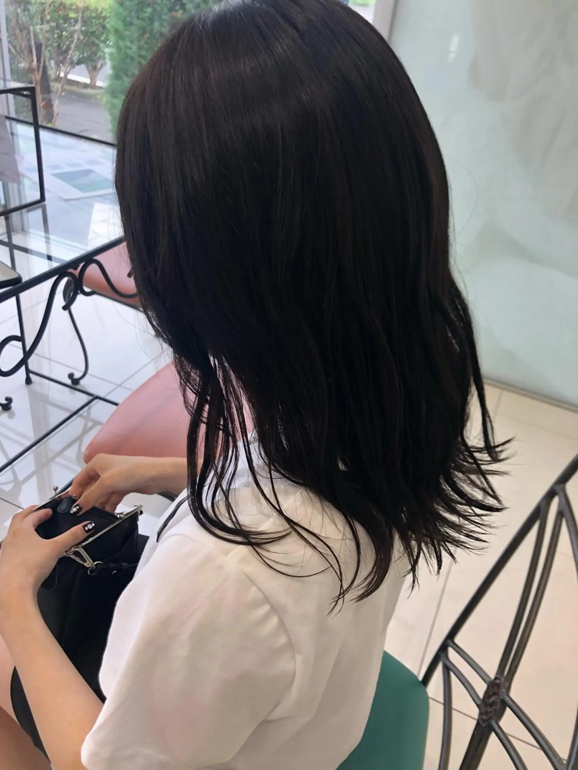 セミロング ヘアカラー トリートメント 下四日市 翠のヘアスタイル