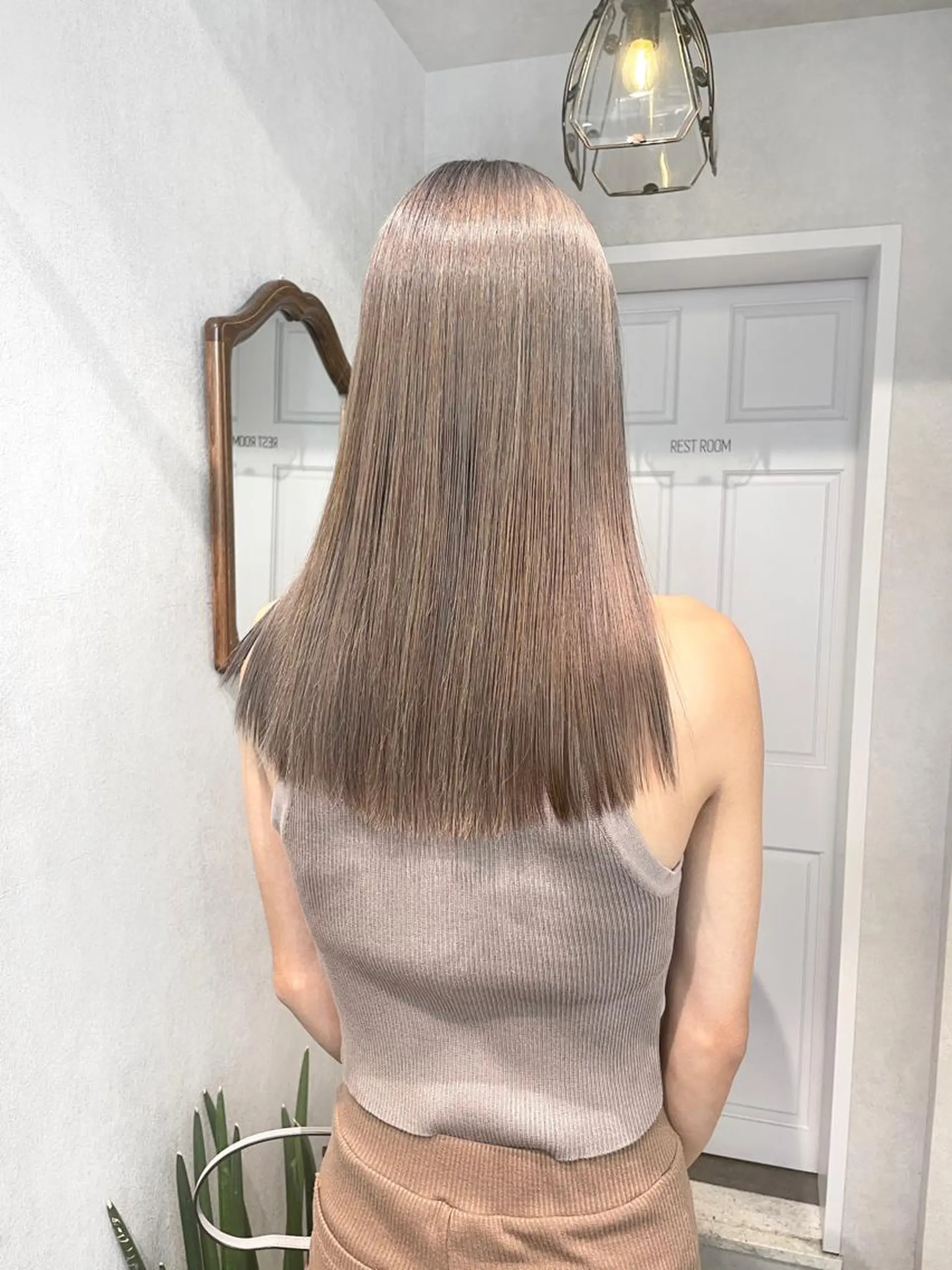 カラー スミレ /メンズ /コーンロウのヘアスタイル