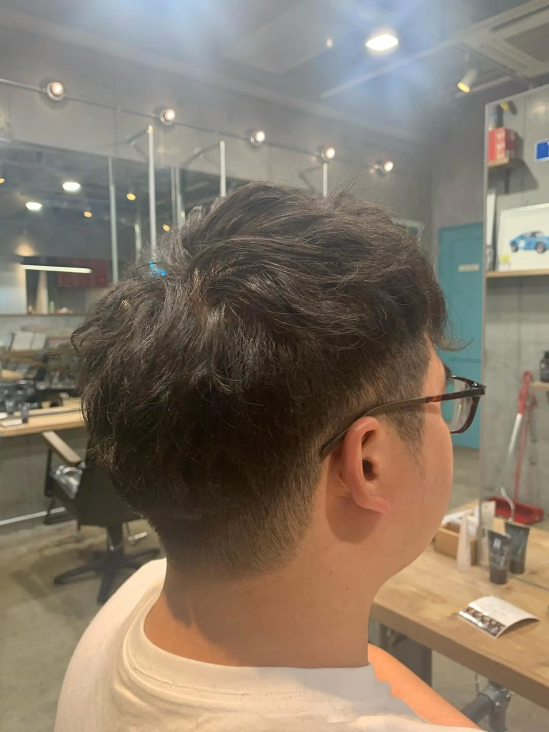 パーマ メンズ ショート🌼パーマ 本間正子のヘアスタイル