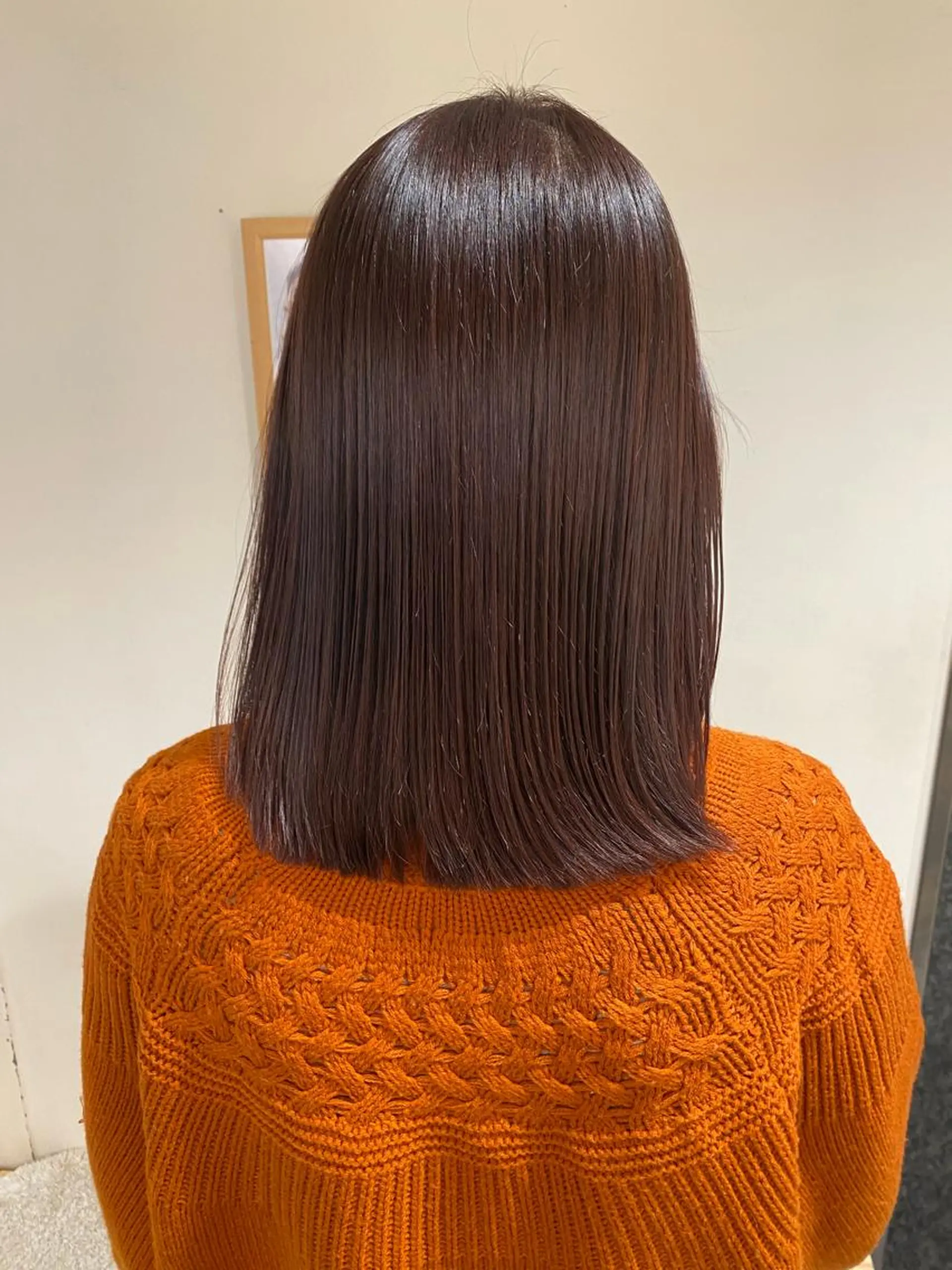 ミディアム カラー ヘアアレンジ ブラウンカラー ピンクカラー ピンクブラウン カット ヘアカラー ボブ /ニュアンス/ satomi🧸💖のヘアスタイル