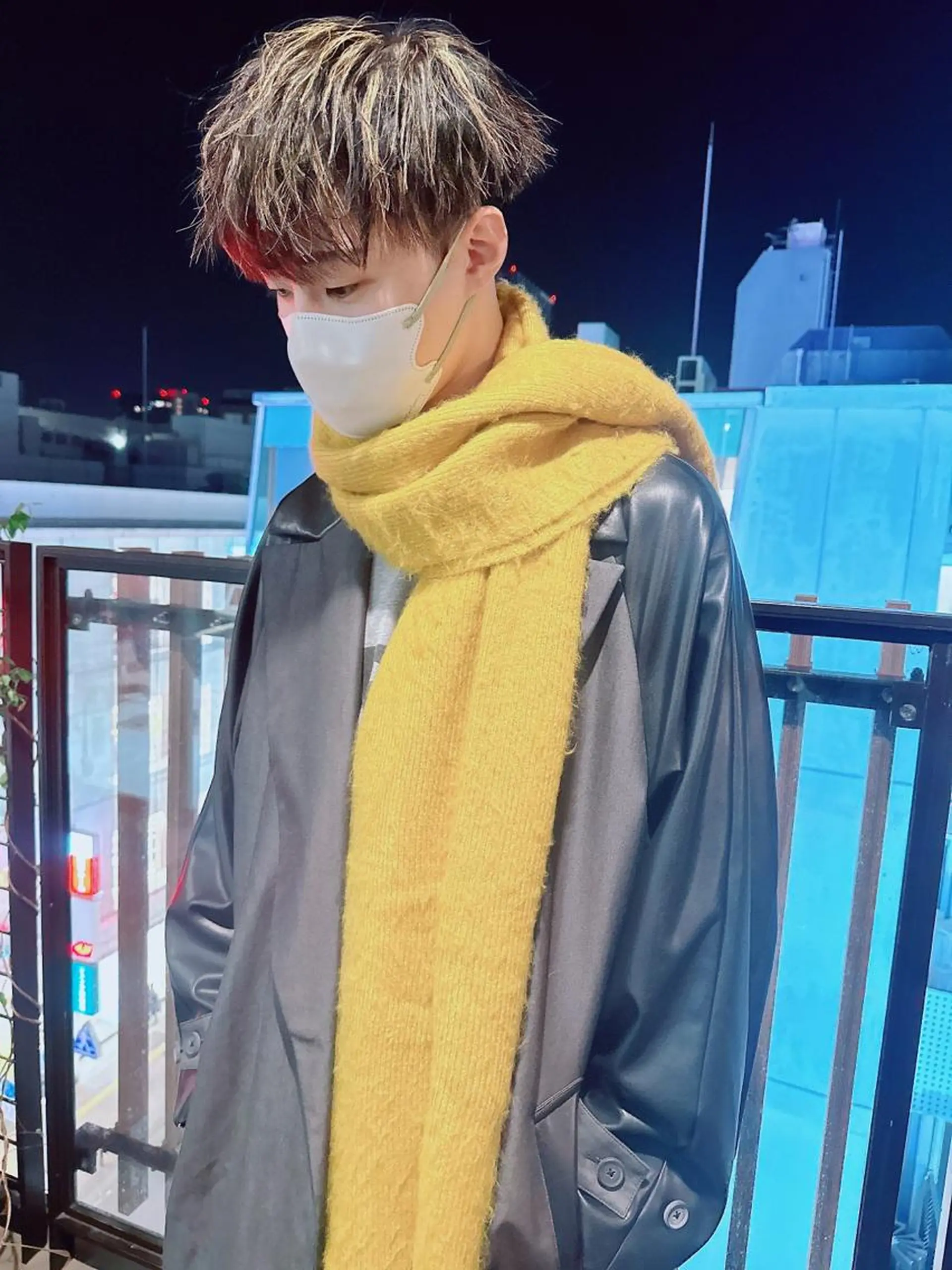 ミディアム カラー ヘアアレンジ メンズ メンズZina代表 田端 麗治のヘアスタイル