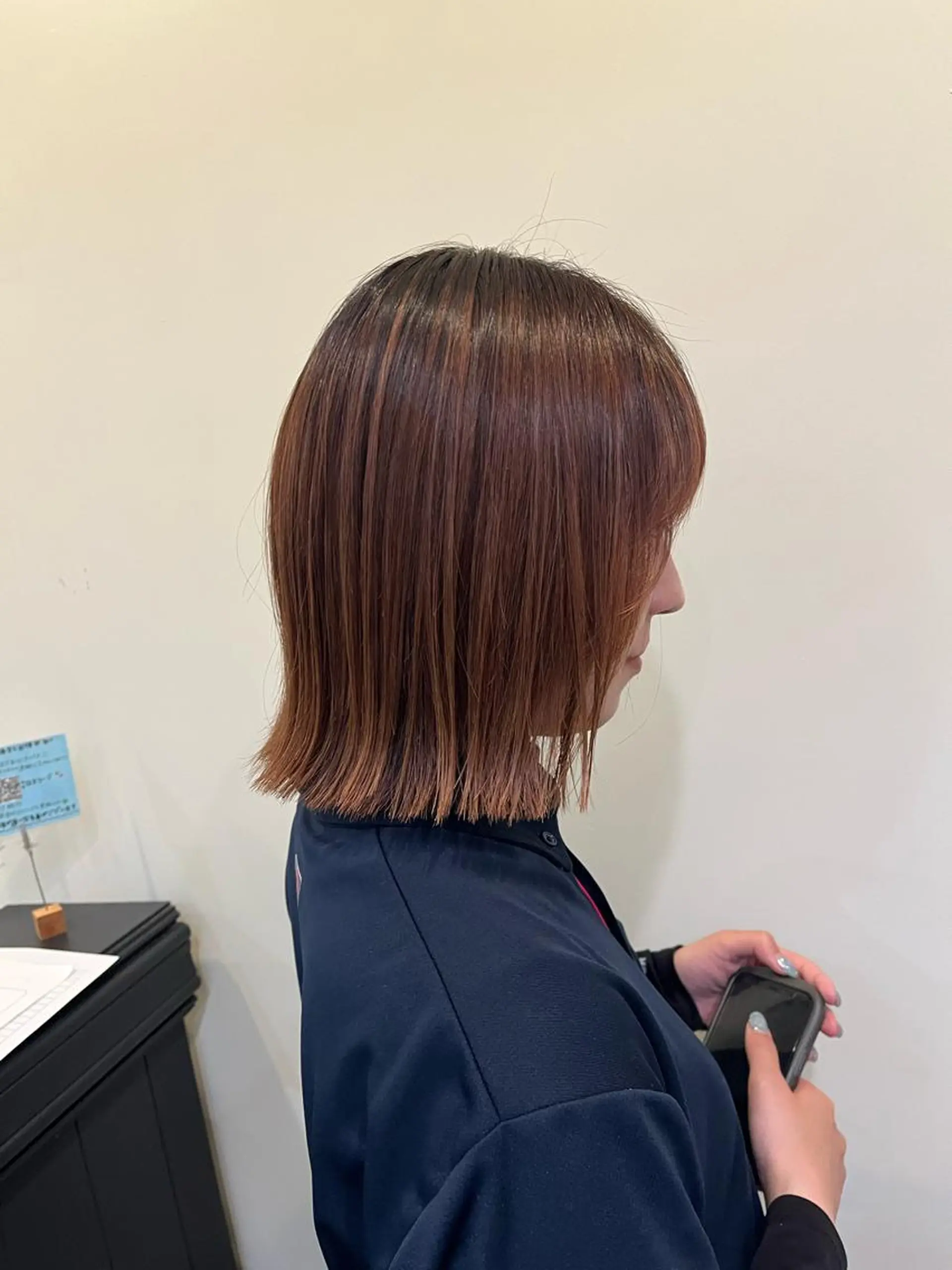 ショート 切りっぱなしボブ ボブ KOKORO 中村 朱里のヘアスタイル