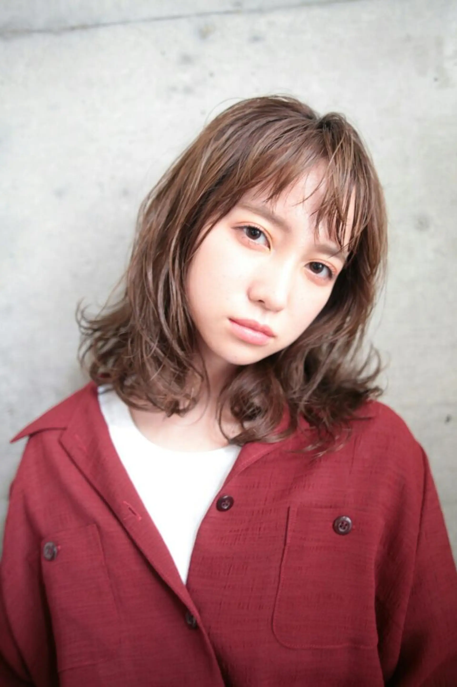 ミディアム カット 小田川 竜也のヘアスタイル