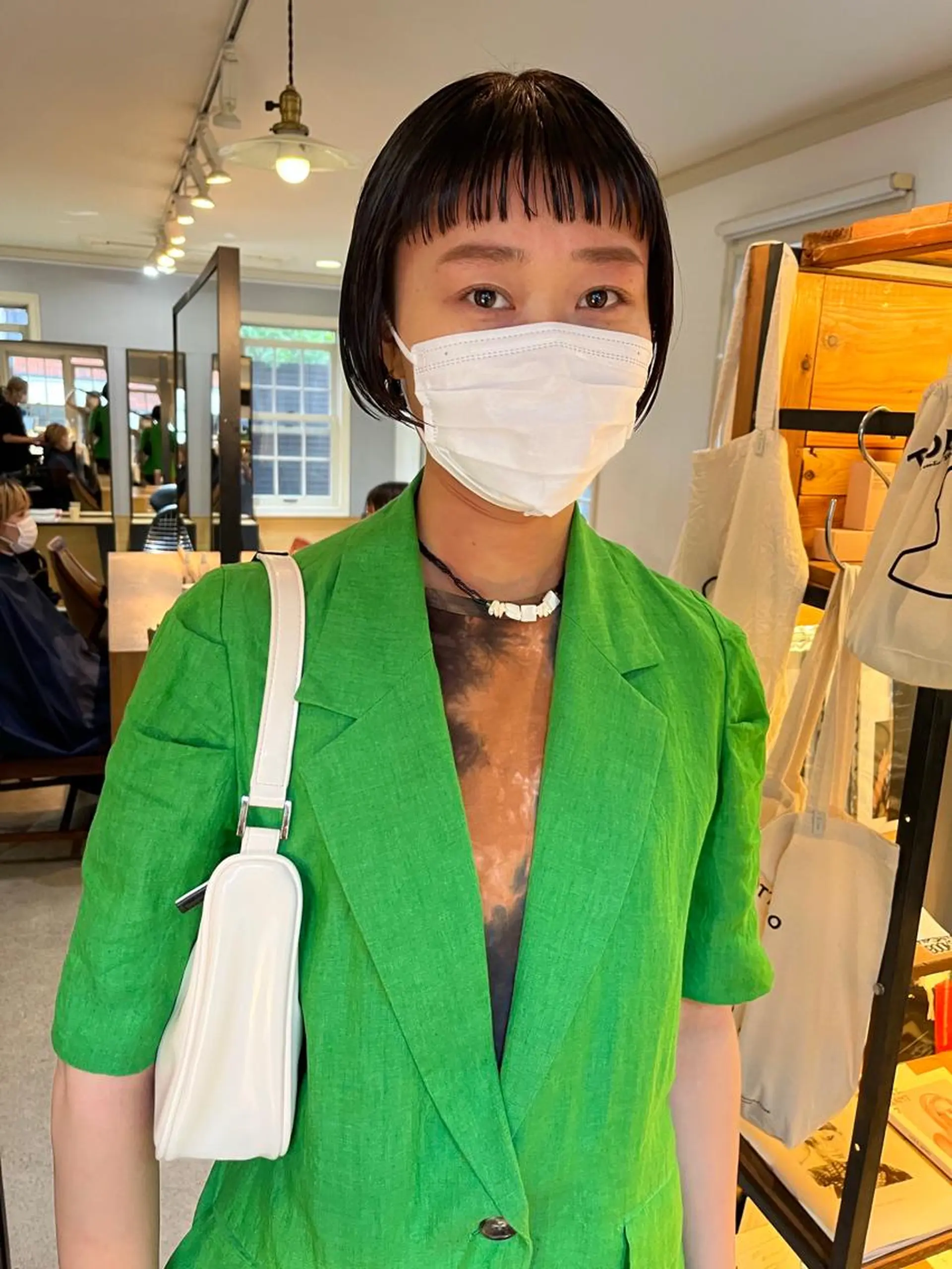 ショート カット 縮毛矯正 NOUN所属・eri kinjoのヘアスタイル