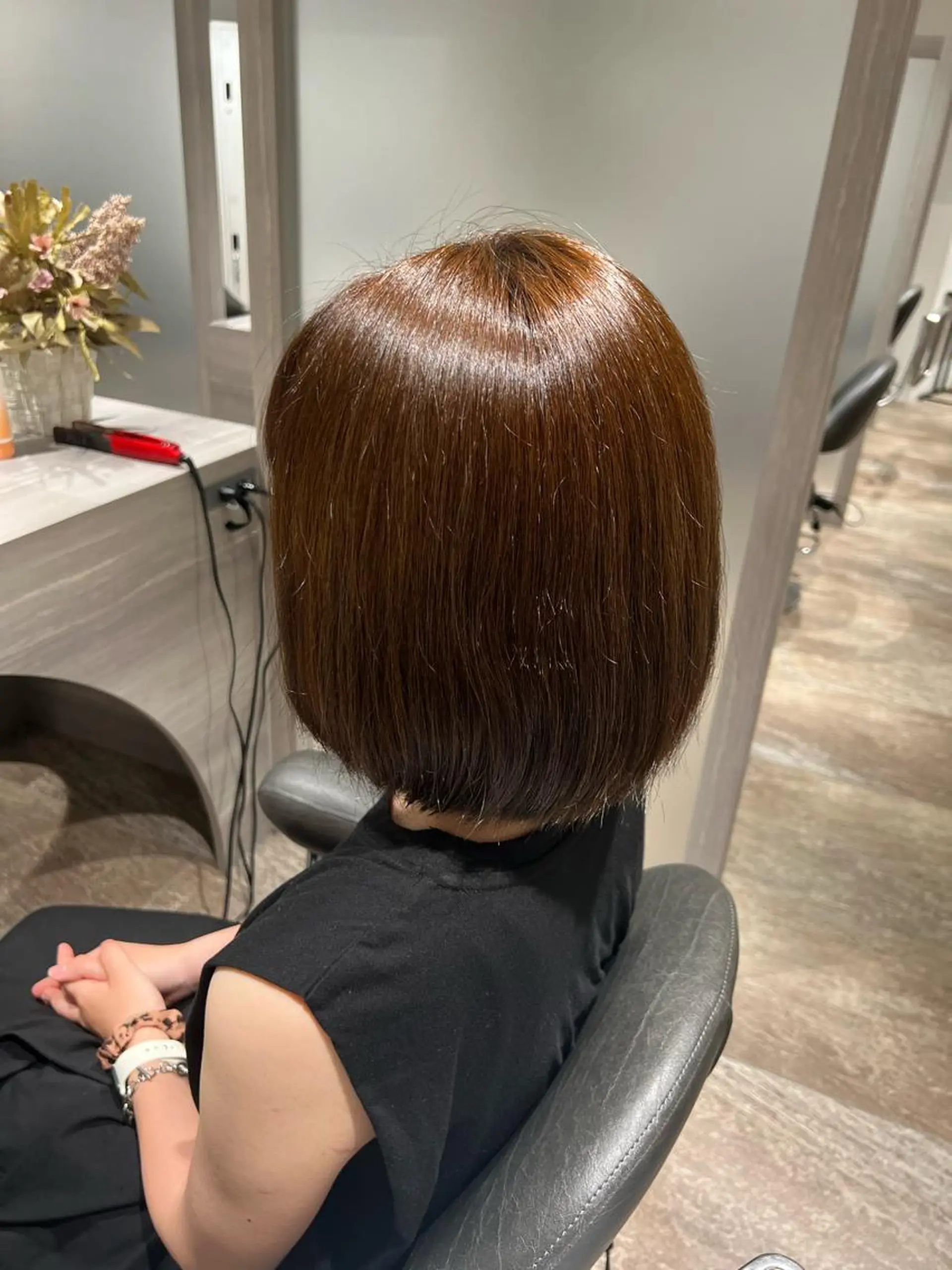 ショート ced下赤塚店／うる 艶ヘアカラー🦋のヘアスタイル