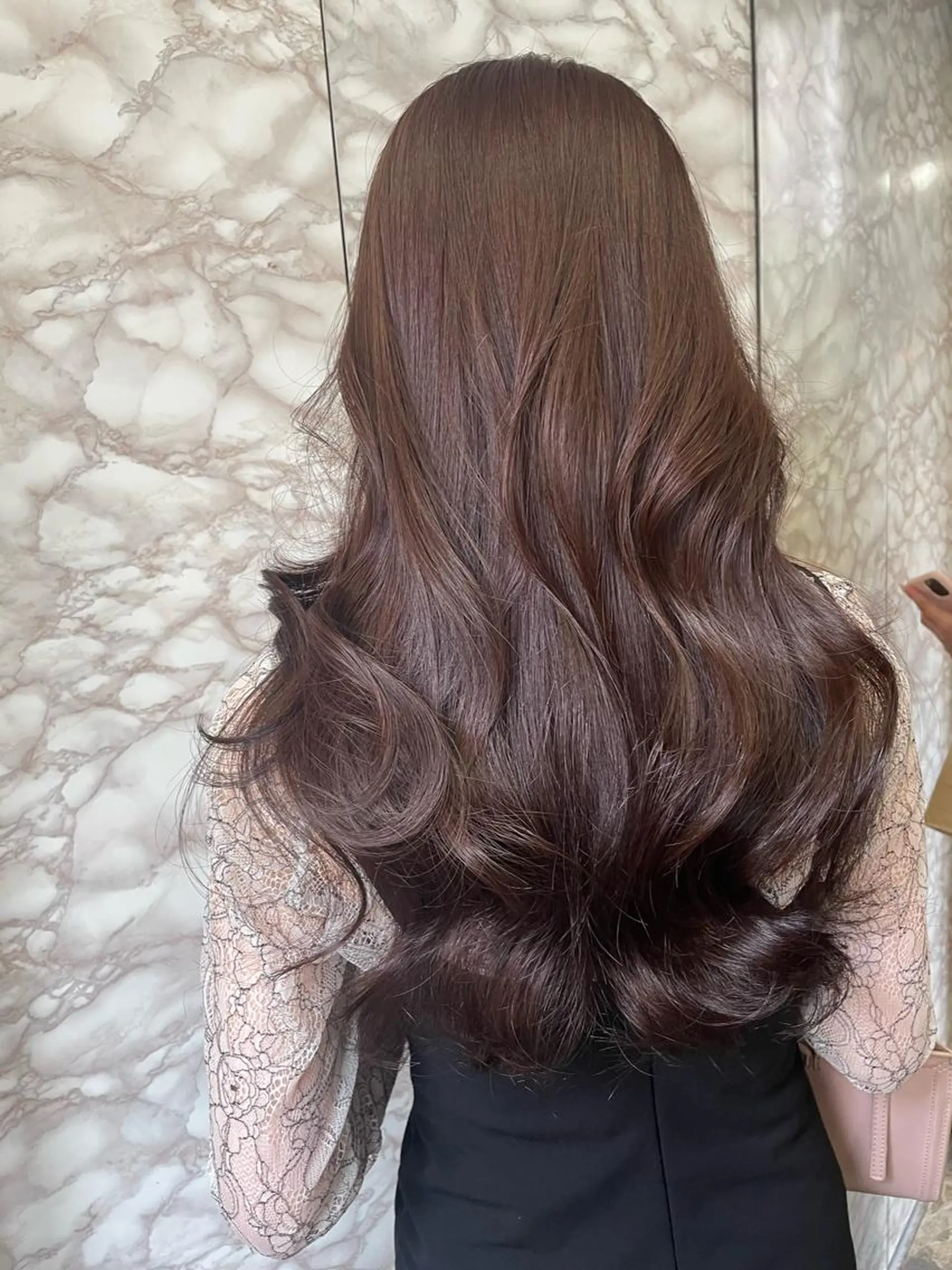 ロング カラー カット ヘアカラー トリートメント YEAU　PLUS所属・極上の艶髪 RINAのヘアスタイル