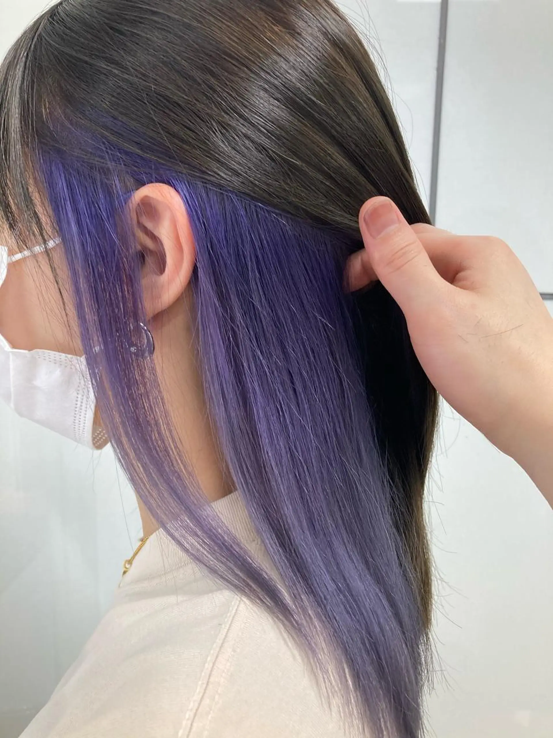 ミディアム カラー ヘアカラー トリートメント 髪質改善/痛ませ ないカラー/西村航大のヘアスタイル