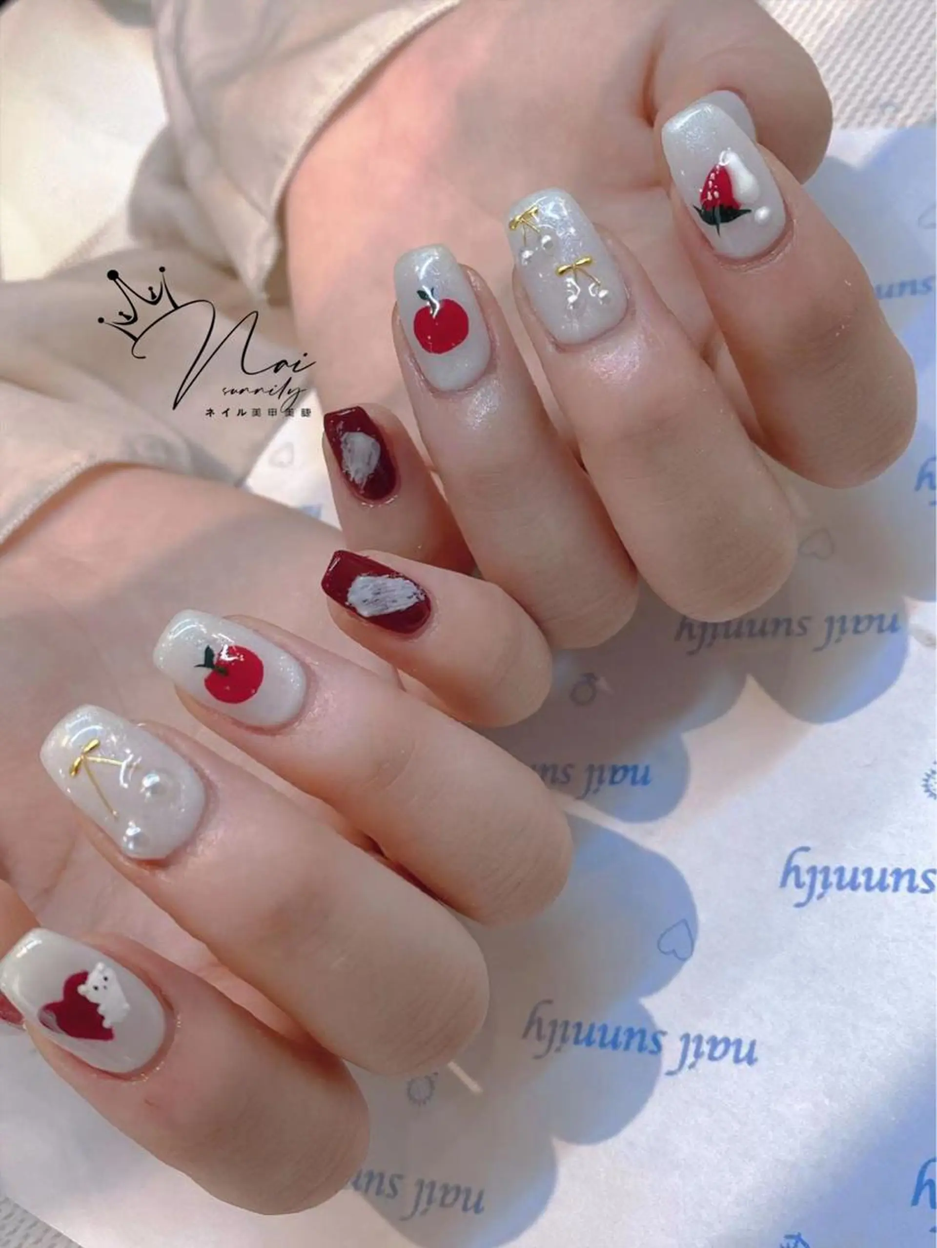 ネイル 長さだし専門店 M2　rikaのネイルデザイン