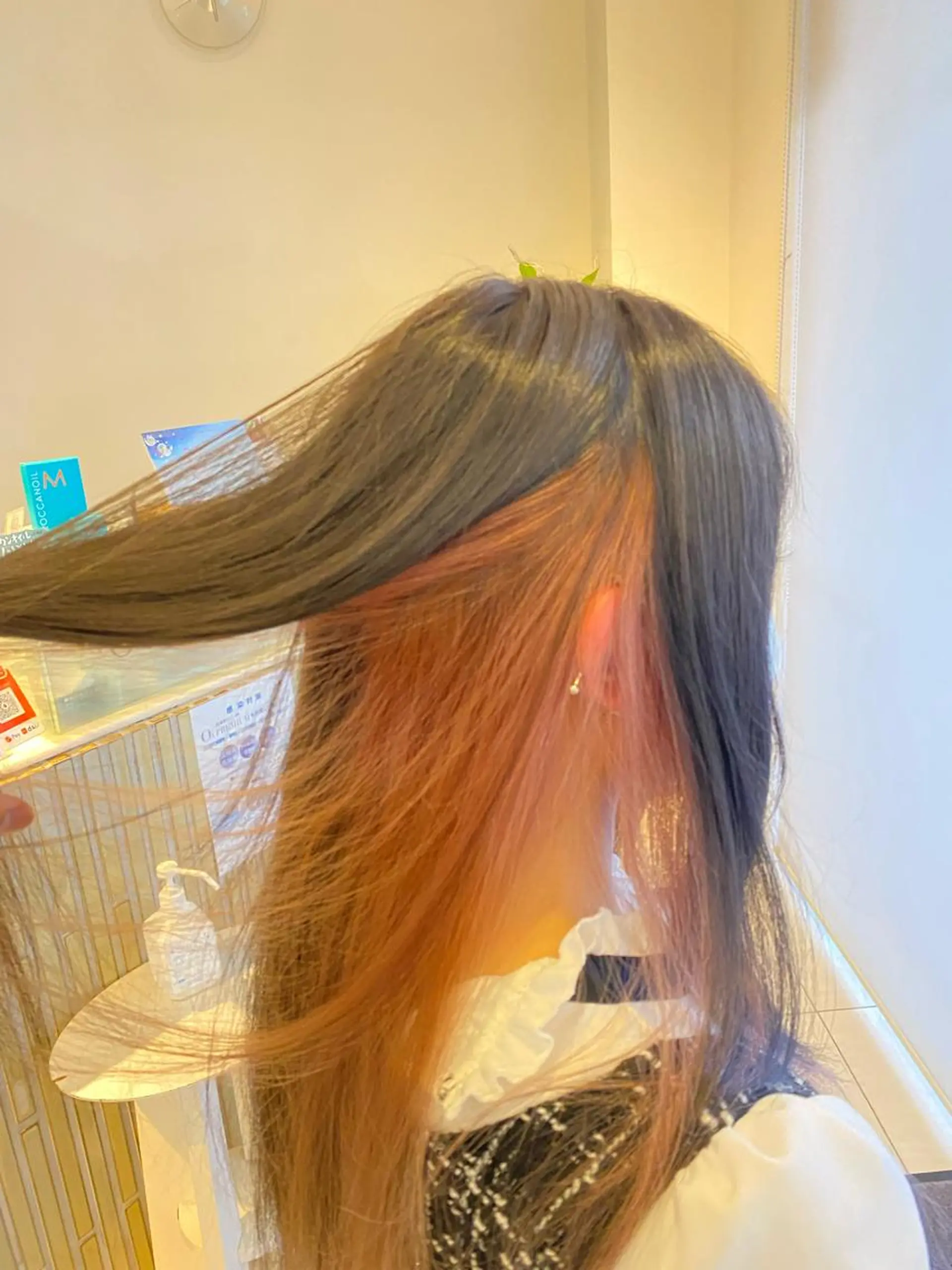 カラー ピンクカラー DOI   HAIR MAKE MODE所属・土井 祐之介のヘアスタイル