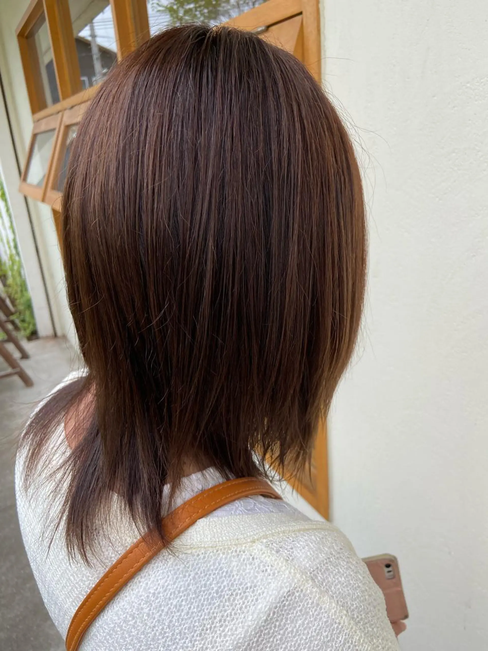 ミディアム 清原 里菜のヘアスタイル