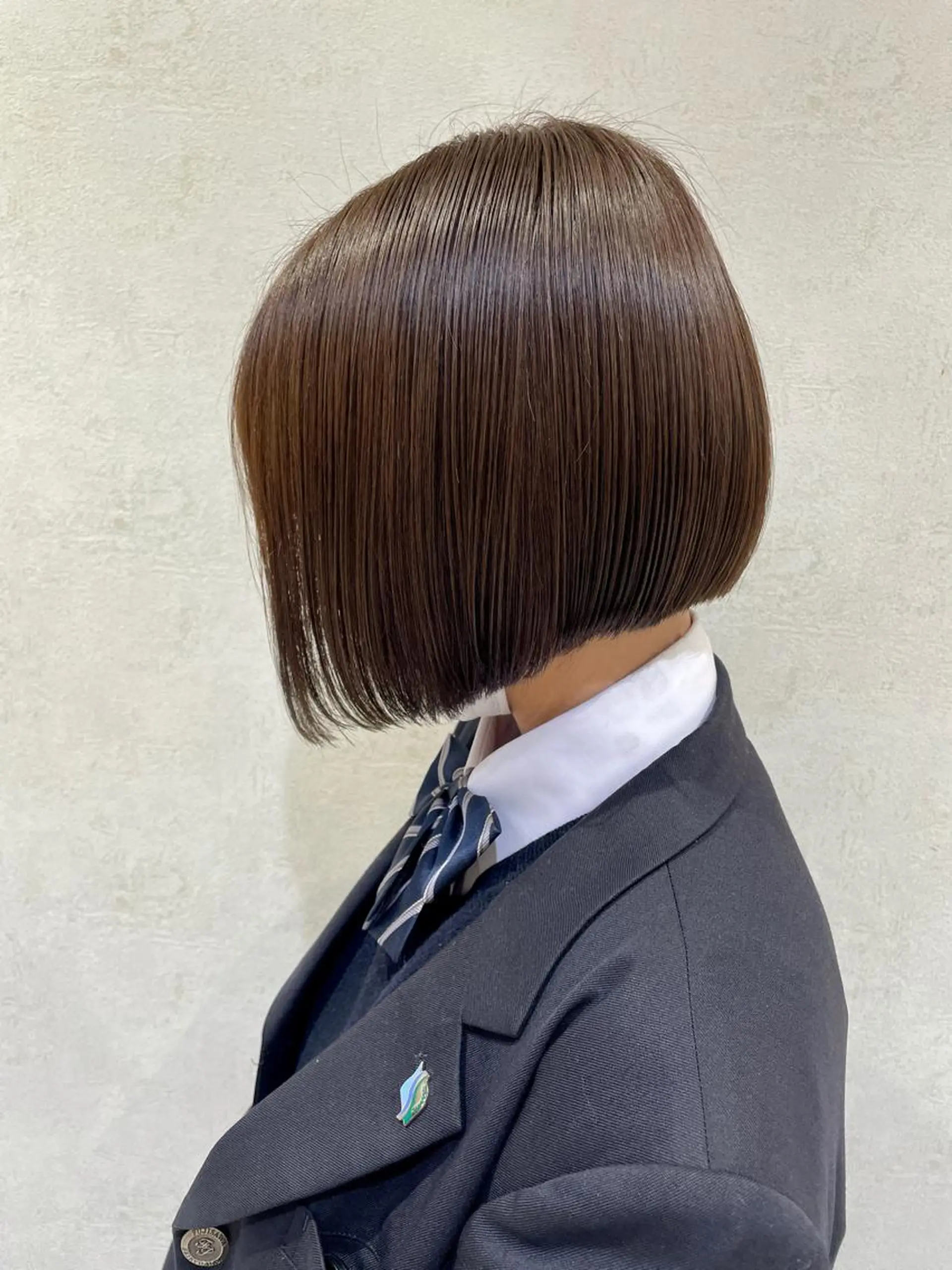 ミディアム カラー ボブ カット ヘアカラー カラー/レイヤー/ 髪質改善/PAAQのヘアスタイル