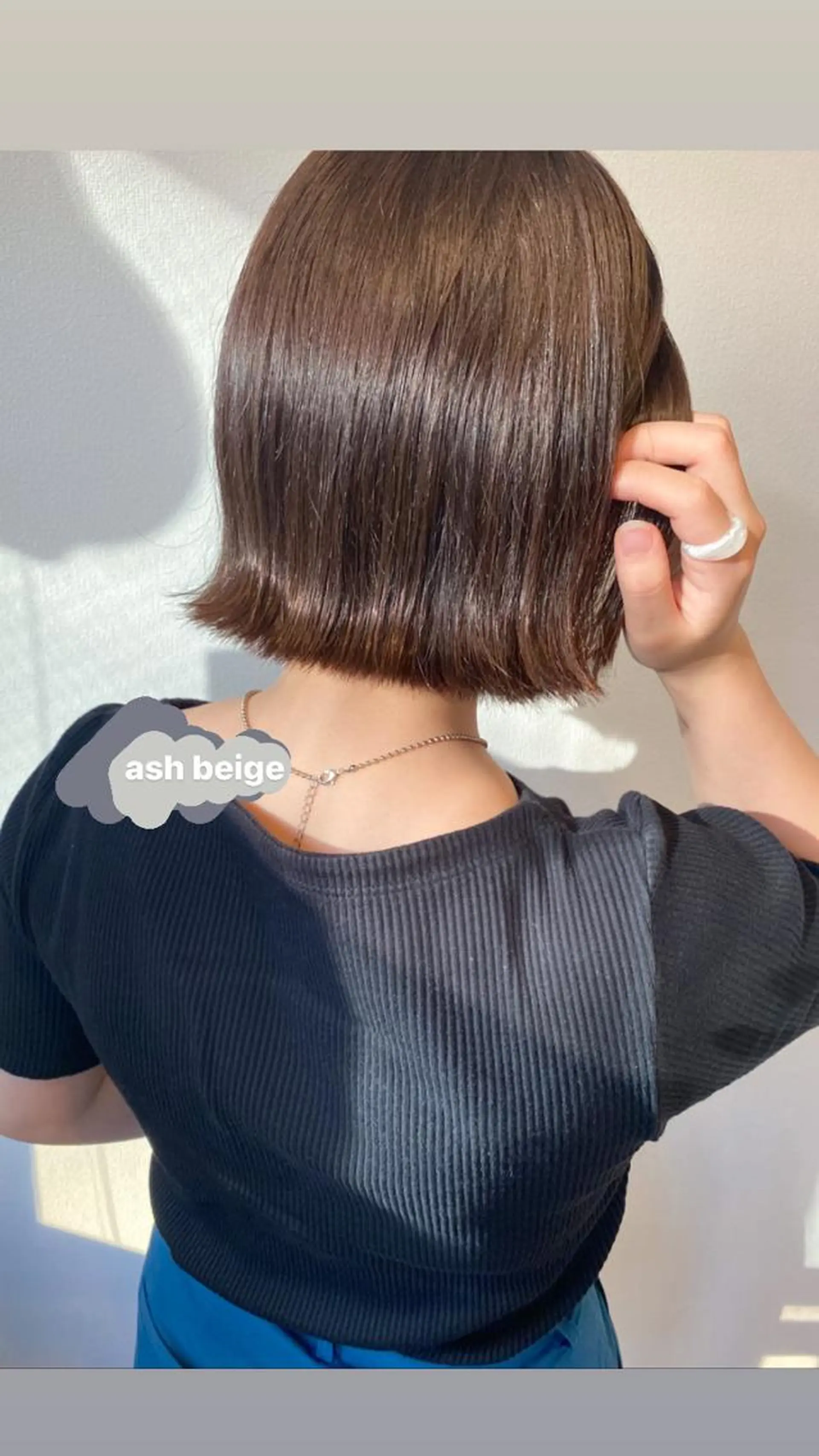 ショート カラー ヘアアレンジ アッシュ GIRL所属・ダメージレスサロン✨ kayo🌱のヘアスタイル