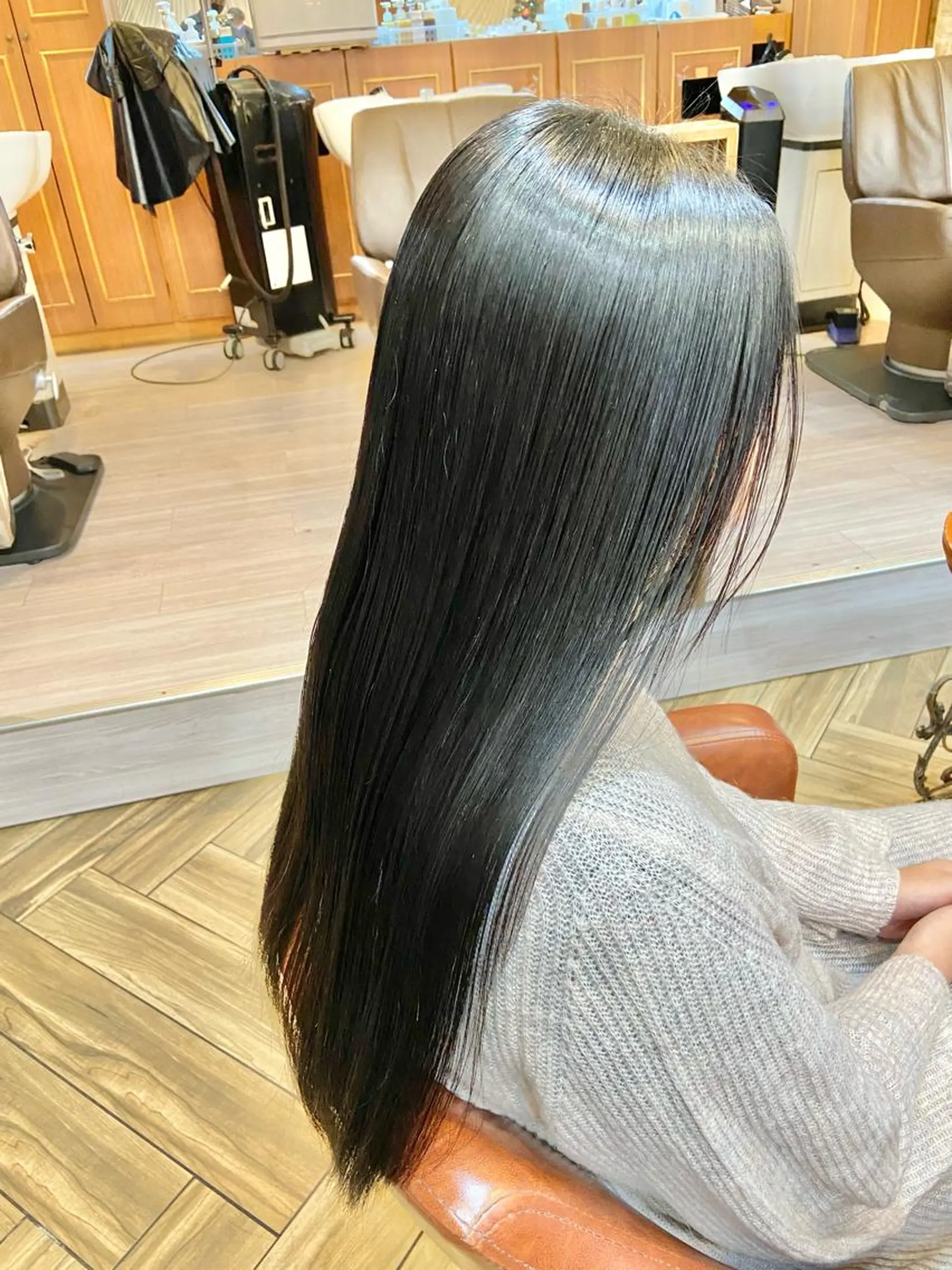 ロング 縮毛矯正 トリートメント 再現性◎✨艶髪🔆 川﨑友稀のヘアスタイル