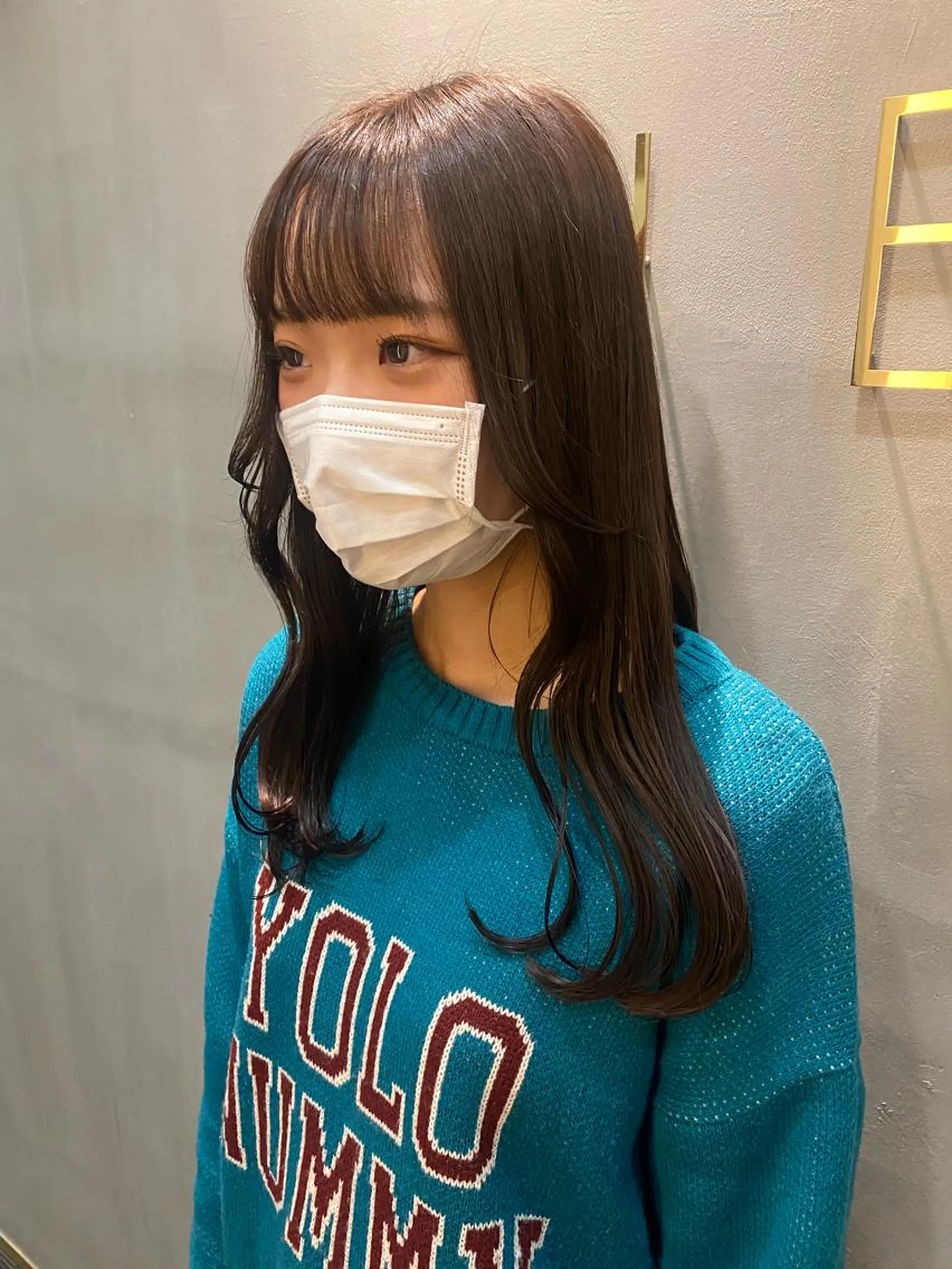 ミディアム カラー 韓国×髪質改善カラー 💎hinaのヘアスタイル