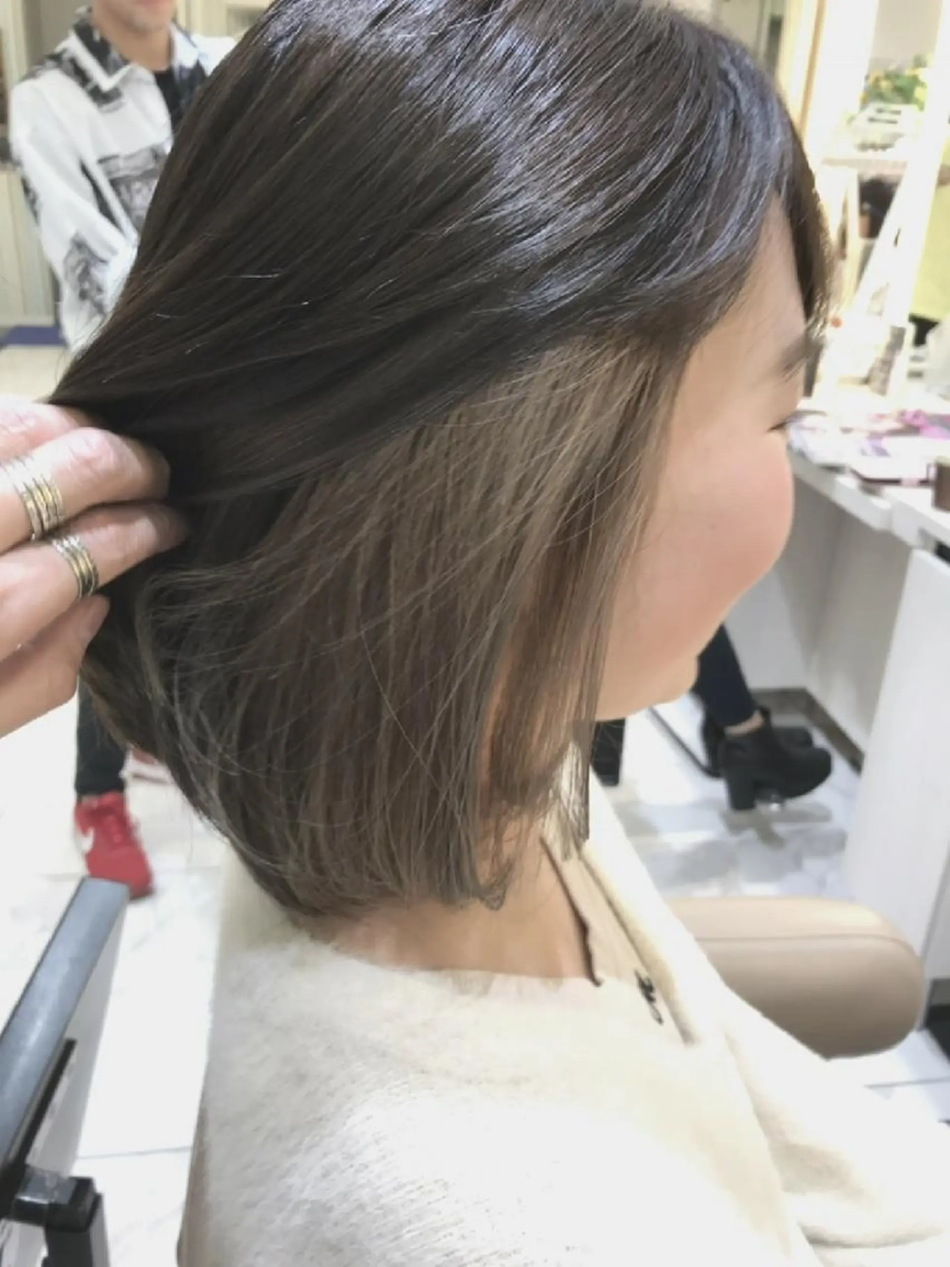 ミディアム カラー ヘアカラー ＡＳＨ 大宮のヘアスタイル