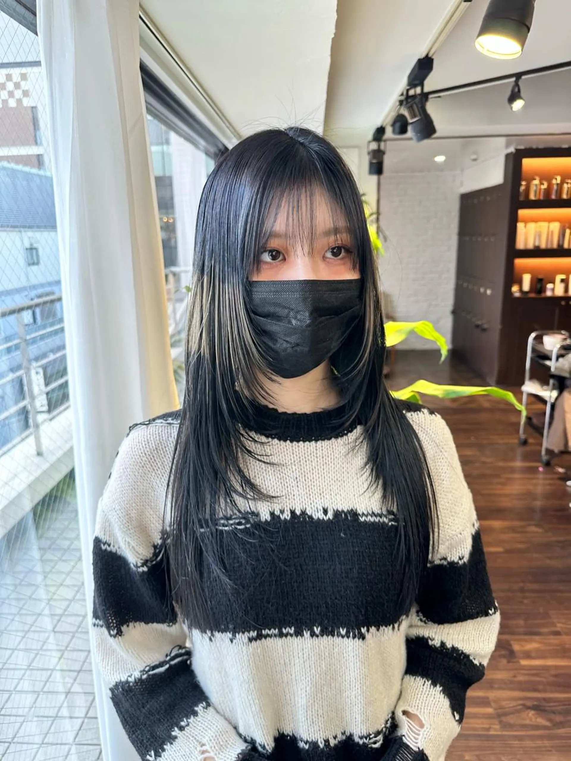 ロング カラー アディクシーカラー ブリーチ ケアブリーチ デザインカラー ハイトーンカラー ワンホンヘア ケラチン/Kaitoのヘアスタイル