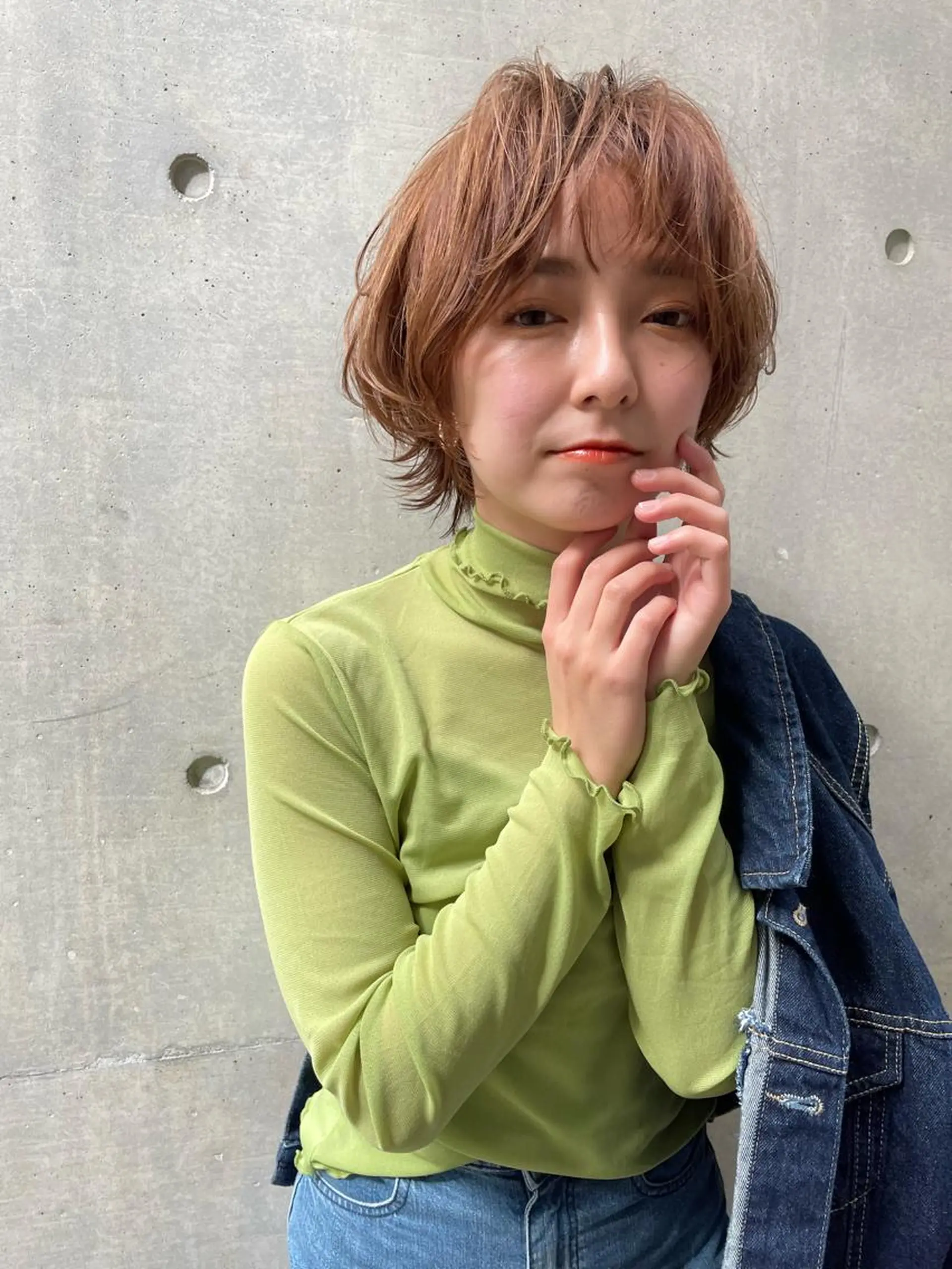 ショート カラー 伸ばしかけ ショートヘア One By The Ect所属・ショート/脱白髪染め ☆宇﨑悠実のヘアスタイル