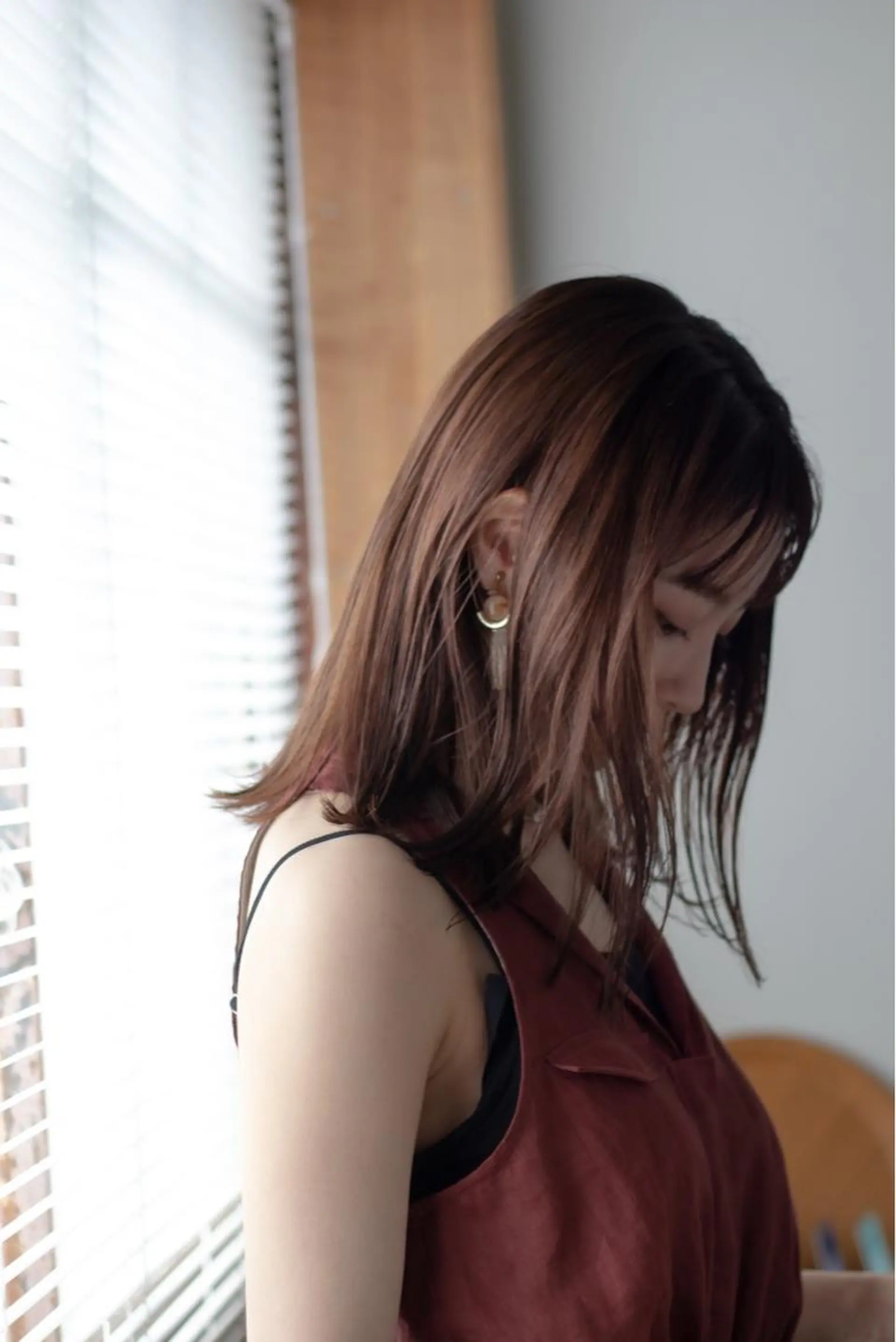 ミディアム カラー アディクシーカラー 透明感カラー THE DAY所属・AKI HASHIMOTOのヘアスタイル