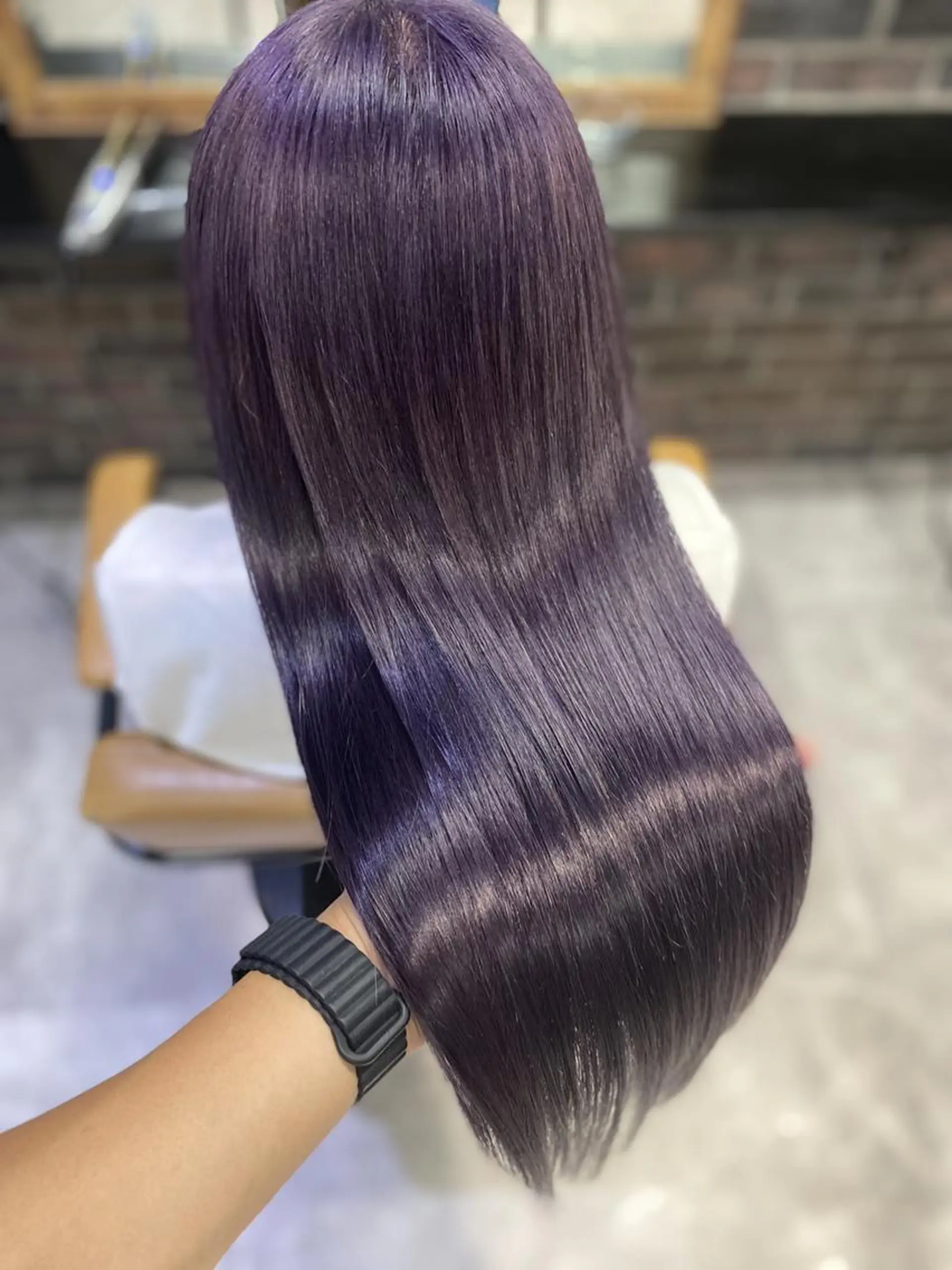 ロング カラー カット ヘアカラー トリートメント 髪質改善/ハイトーン MOLAのヘアスタイル