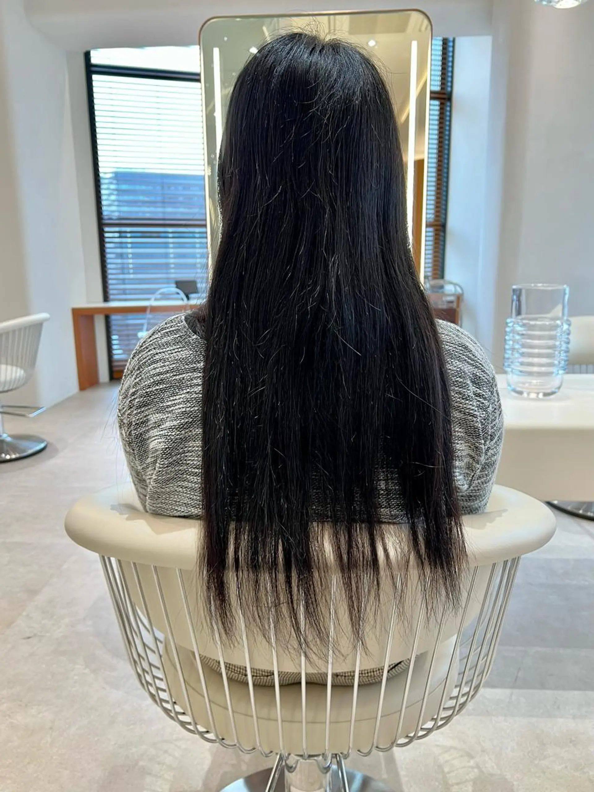 ロング カット 縮毛矯正 トリートメント ヘアセット 韓国レイヤー🇰🇷 韓国研修◎渋谷カイトのヘアスタイル