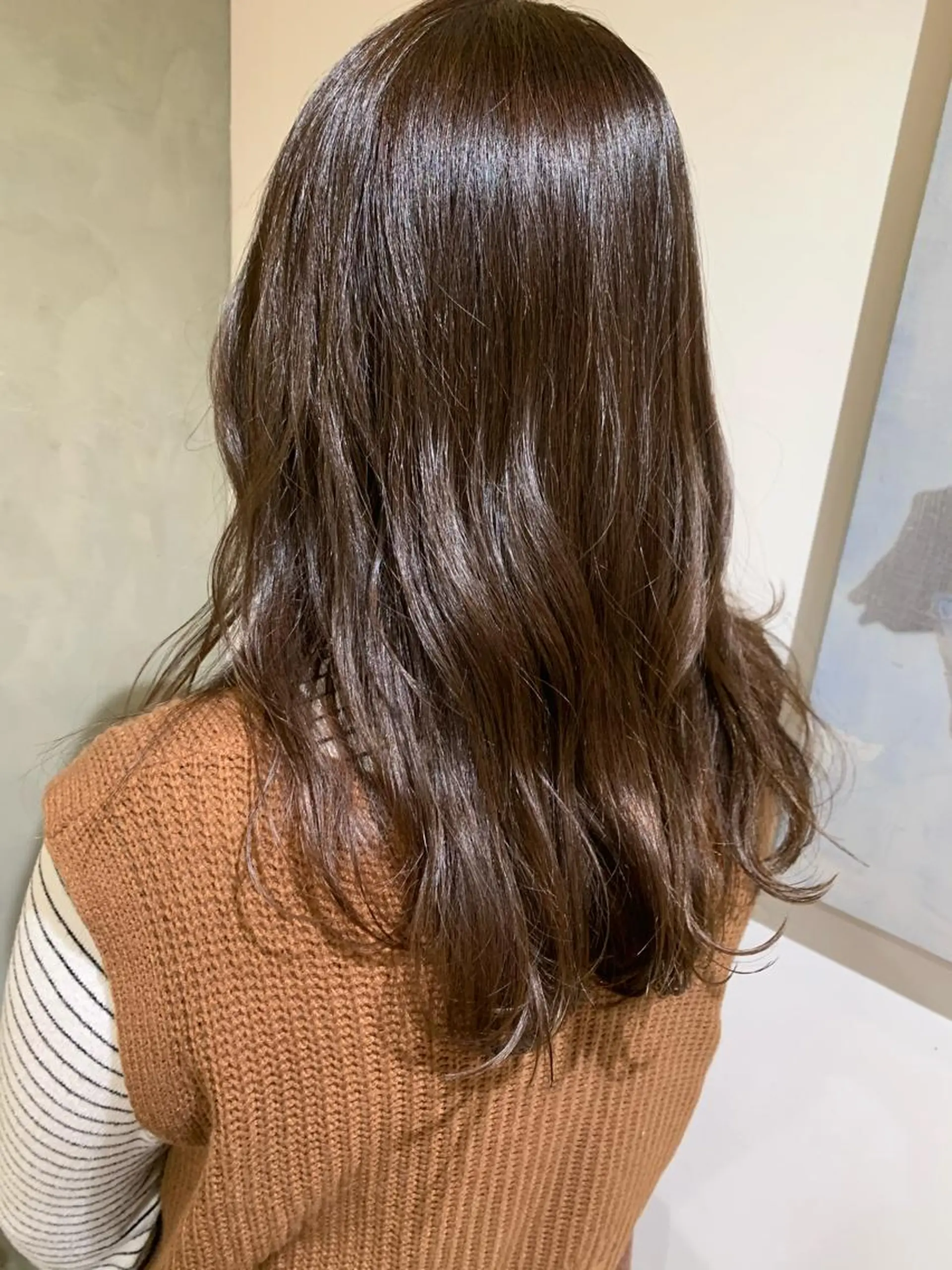 セミロング GO TODAY SHAIR SALON 梅田NU茶屋町店所属・田中成美/レイヤー カット/透明感カラーのヘアスタイル