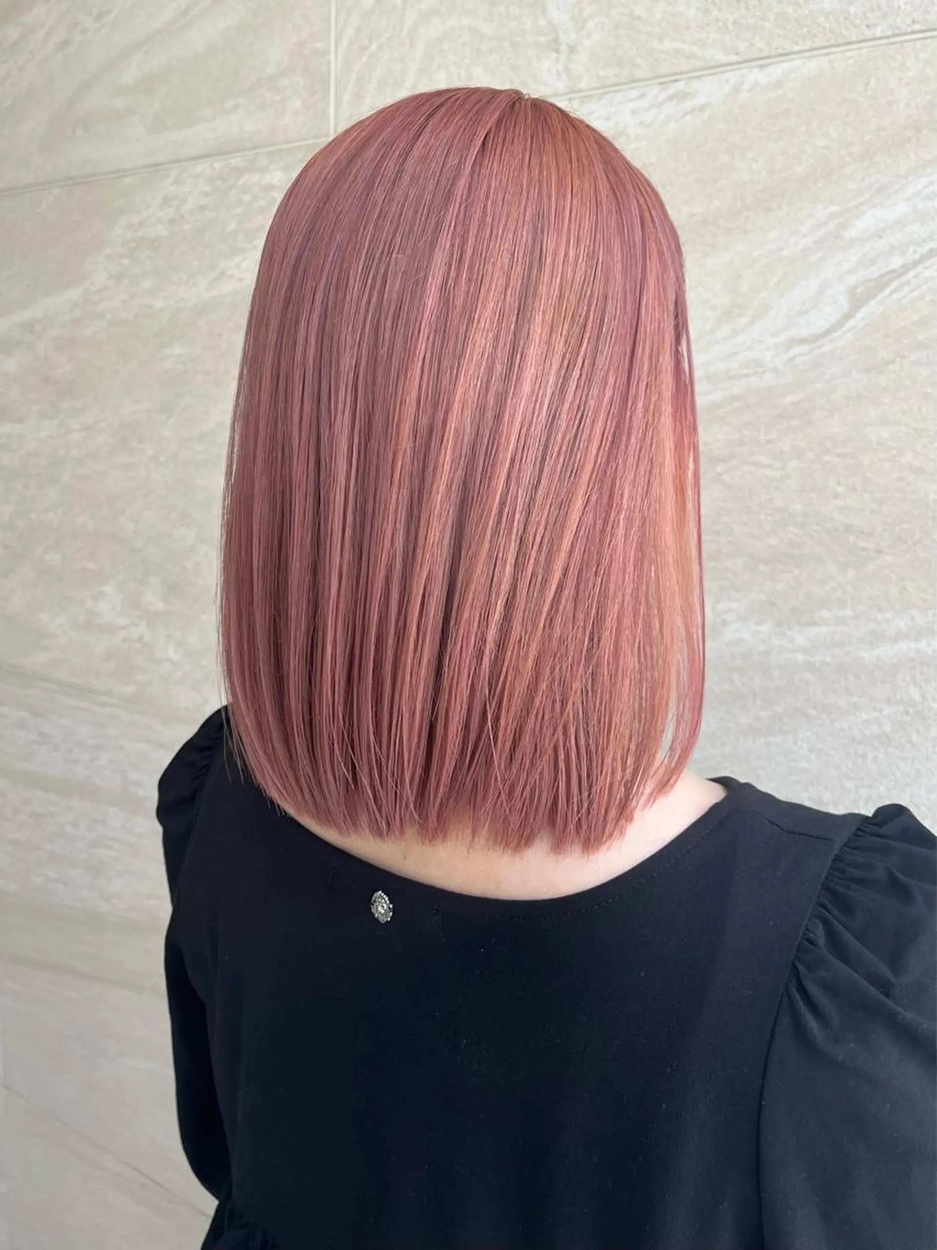 ミディアム カラー レイヤー,ボブ / 彩未のヘアスタイル