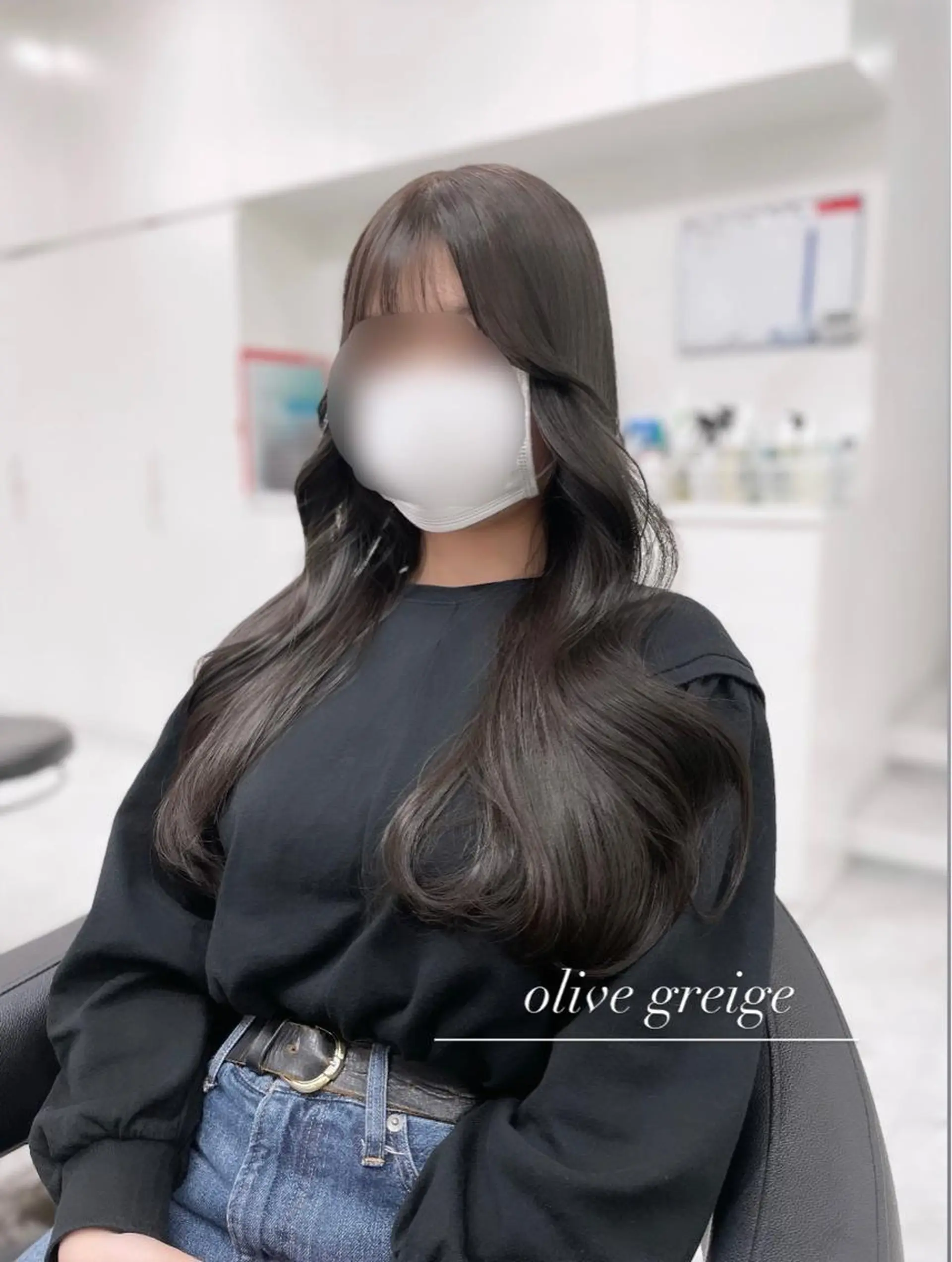 セミロング カラー ヘアアレンジ Ella所属・nana【艶髪】/ レイヤー/縮毛矯正のヘアスタイル