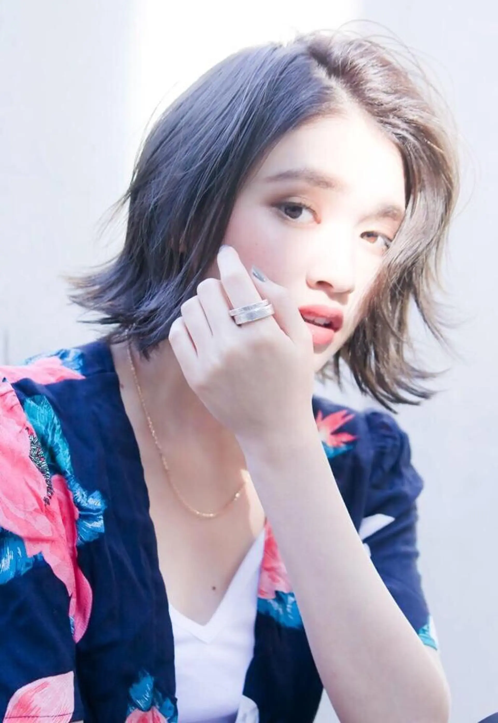 ミディアム カラー hao所属・西山 頌太のヘアスタイル
