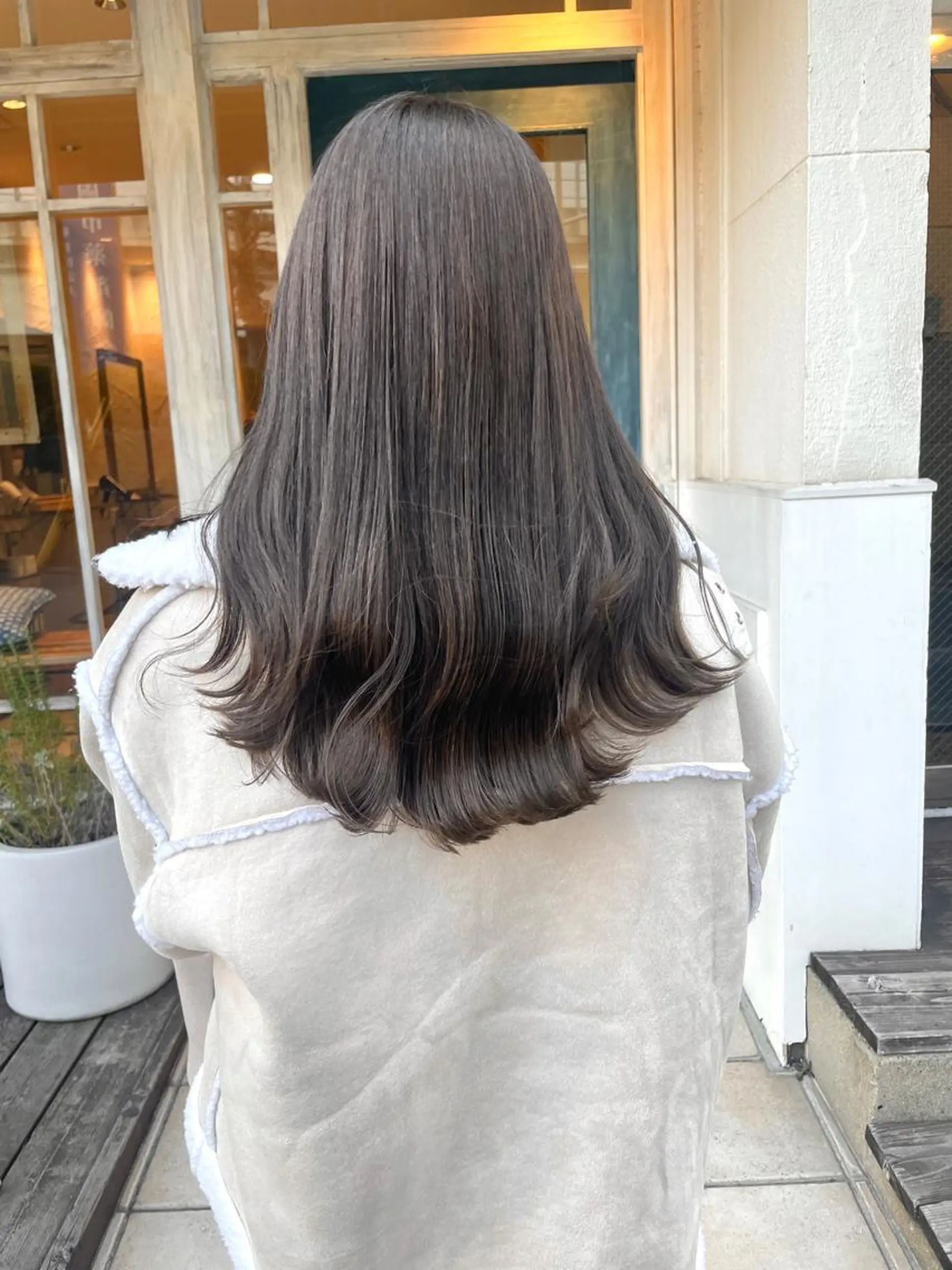 ロング カラー 🙃 透明感カラー/ボブのヘアスタイル