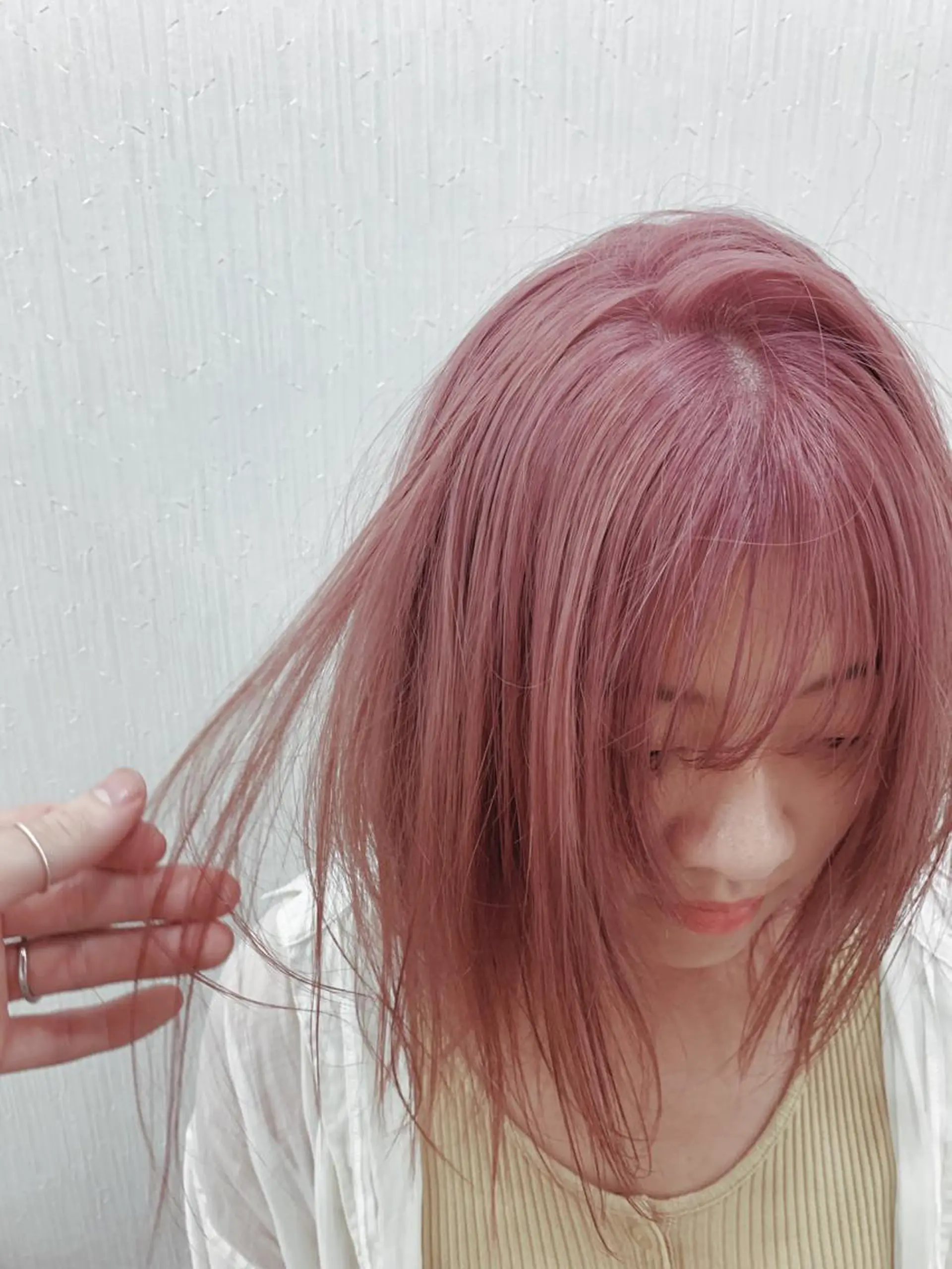 セミロング カラー 🌿nudeカラー/ レイヤー/藤原🌿のヘアスタイル