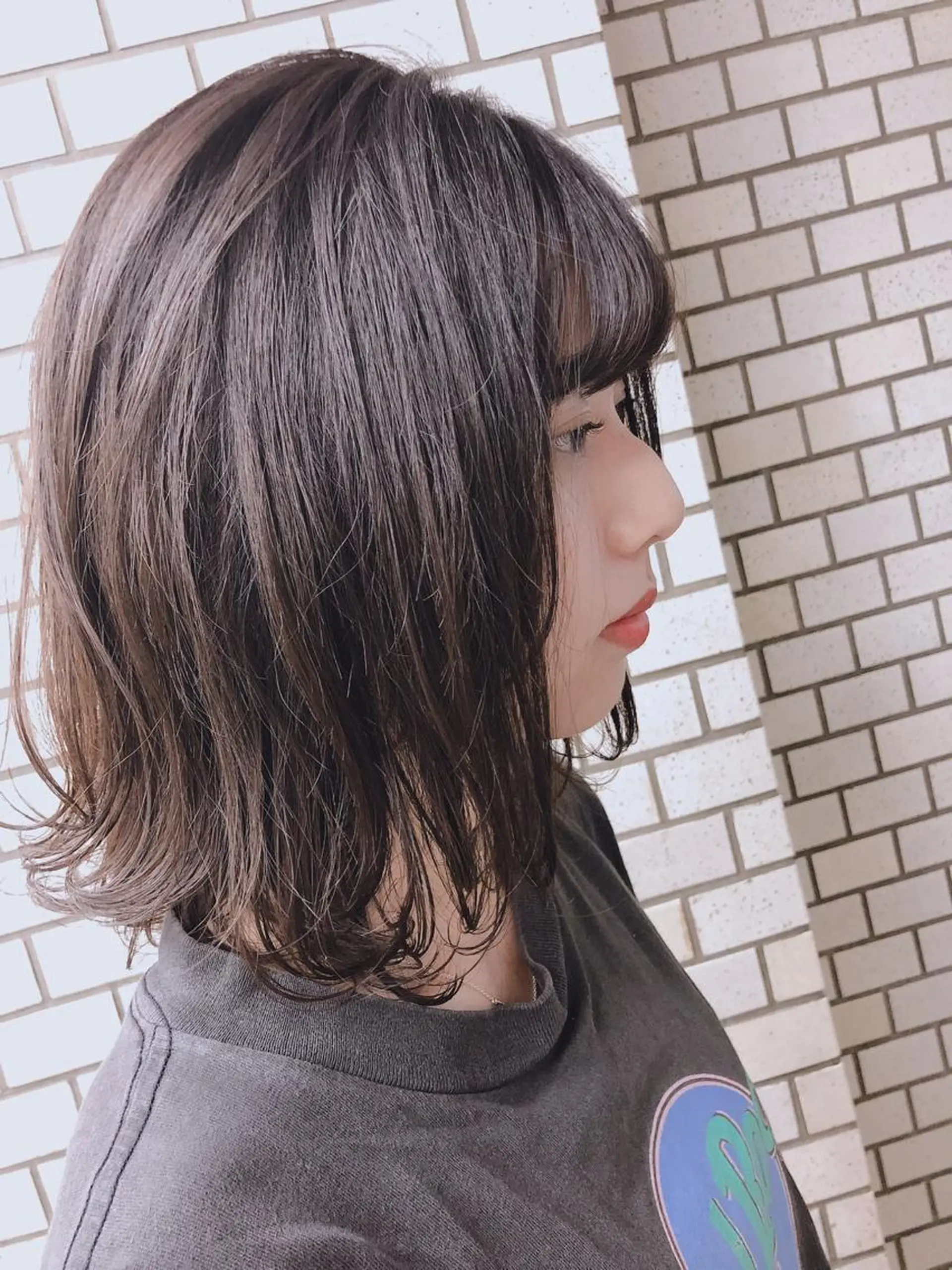 ミディアム hair &eye LAWE.店長のヘアスタイル