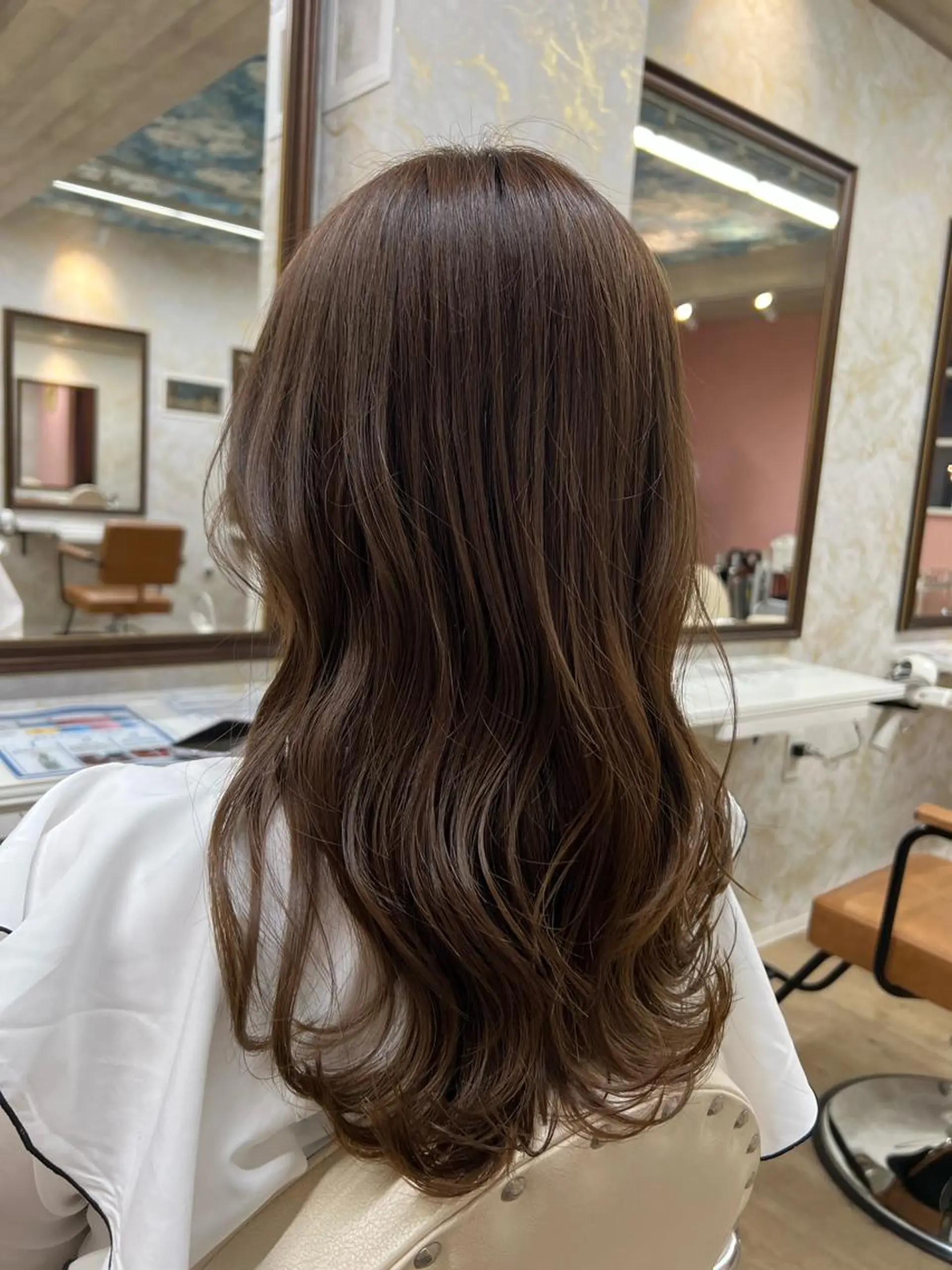 セミロング カット ヘアカラー トリートメント 髪質改善特化💫 韓国ヘアAyumuのヘアスタイル