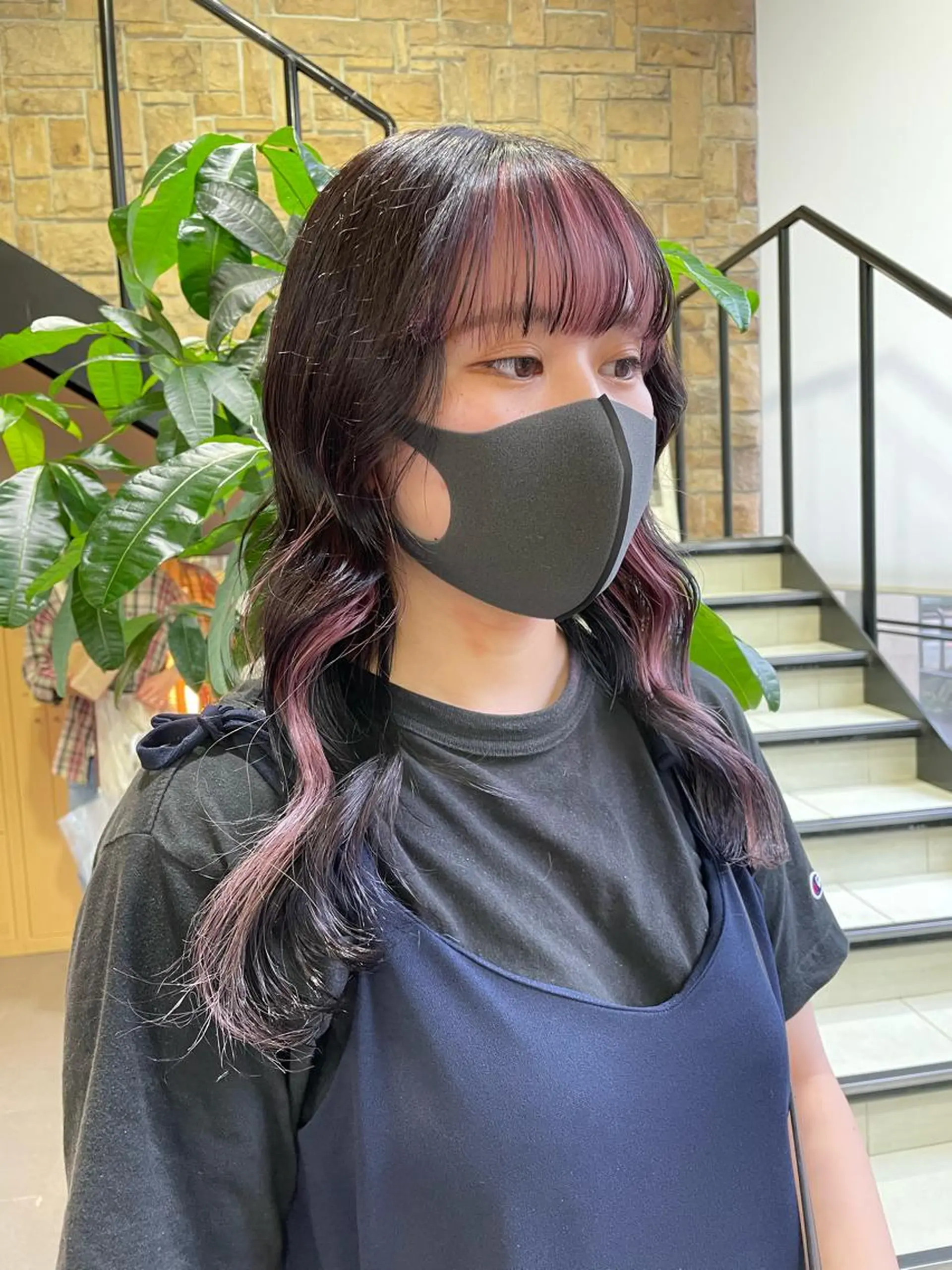 ミディアム 暖色ｶﾗｰ/ﾚｲﾔｰ ｶｯﾄ/Yunaのヘアスタイル