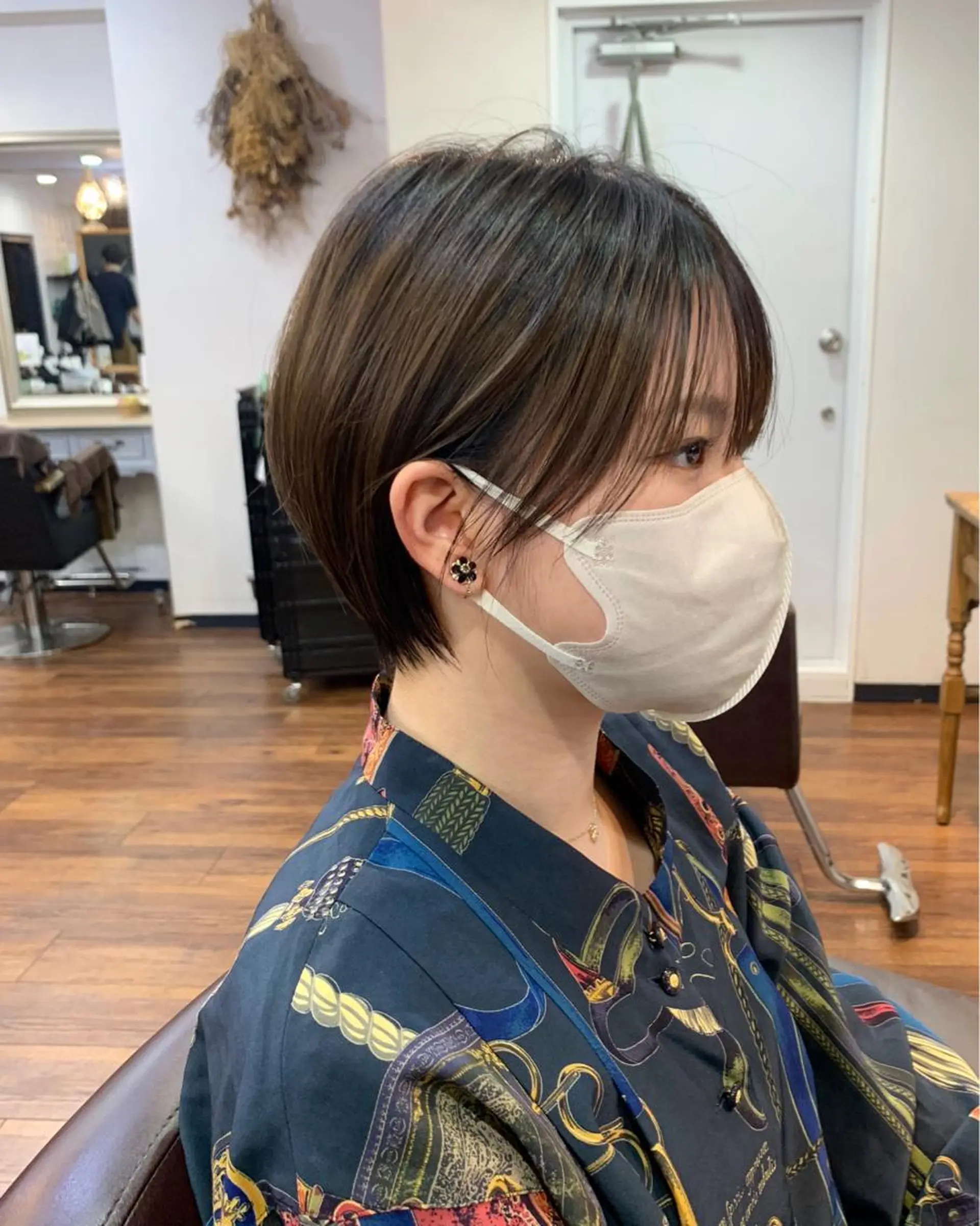 ショート カット 縮毛矯正/ショート/ レイヤー/畑中正敏のヘアスタイル