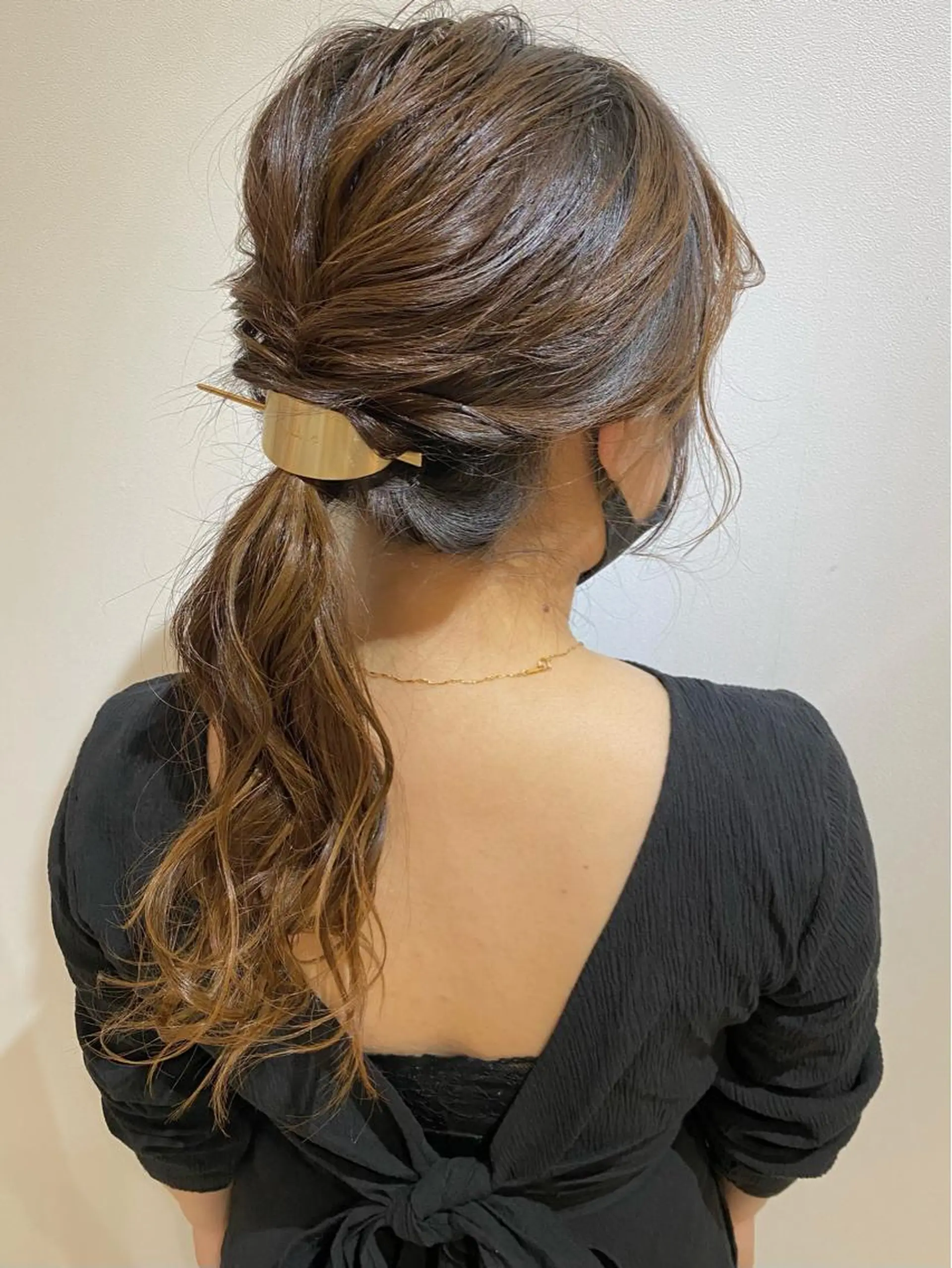 セミロング カラー ヘアアレンジ IVY joure Suzu.のヘアスタイル