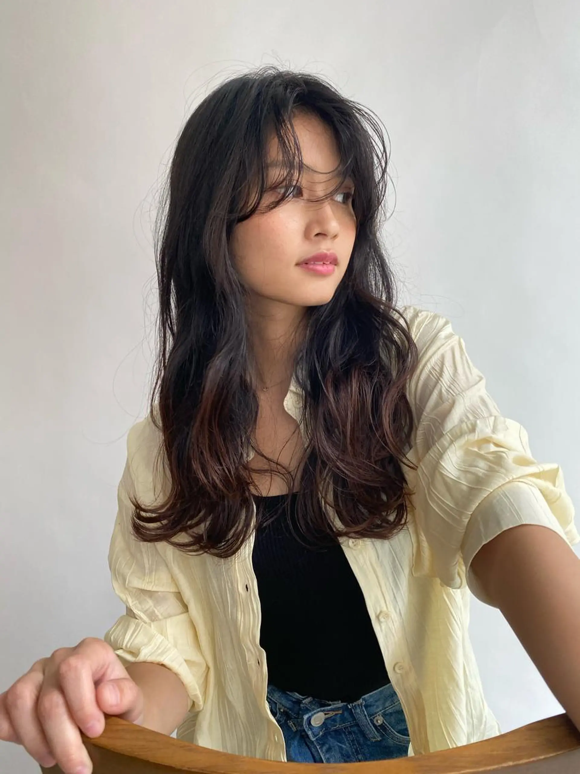 ロング 大人女性ぼかし メンズ強化🦙平作のヘアスタイル