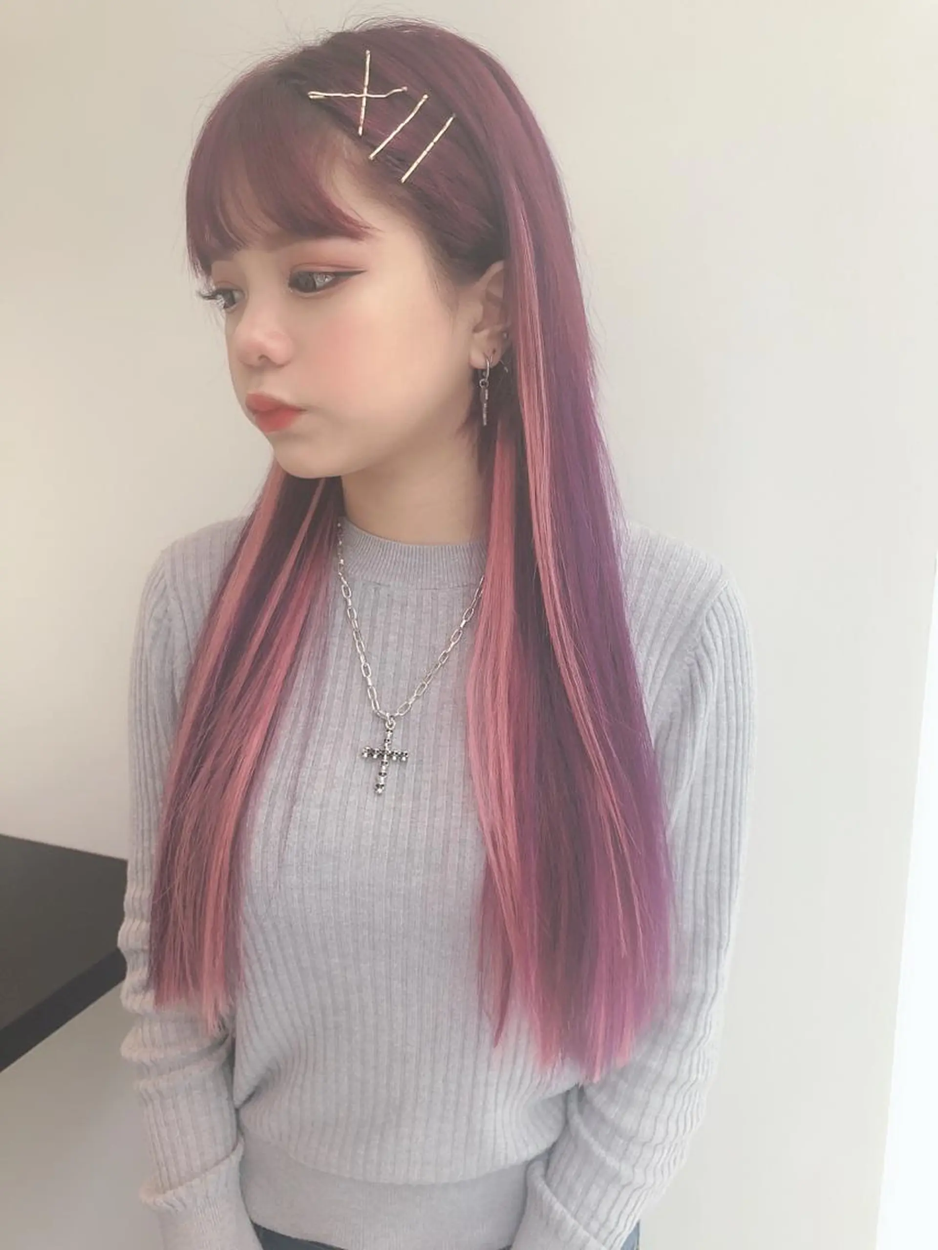 ロング シールエクステ エクステ Hair mission【ヘアーミッション】心斎橋所属・エクステ／レイヤー 落合/心斎橋のヘアスタイル