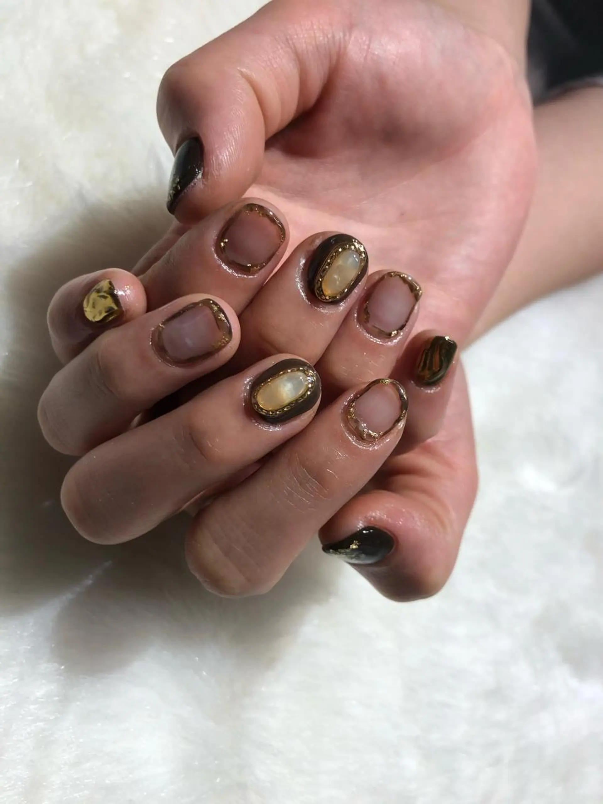 ネイル Amber21.所属・Nagahama Akariのネイルデザイン