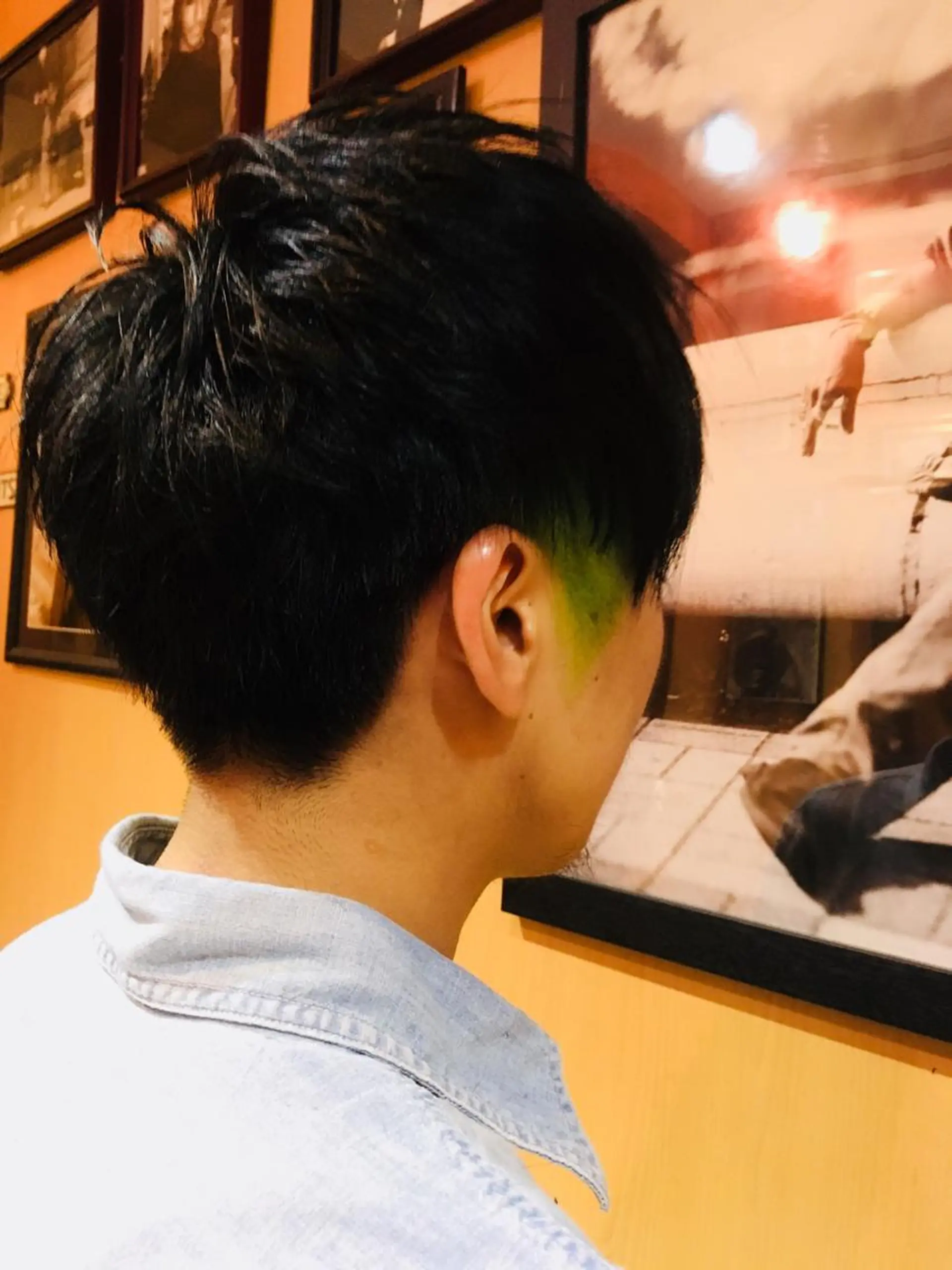 ショート カラー メンズ Drei.B.（ドライヴ）所属・ヨシダ アズサのヘアスタイル