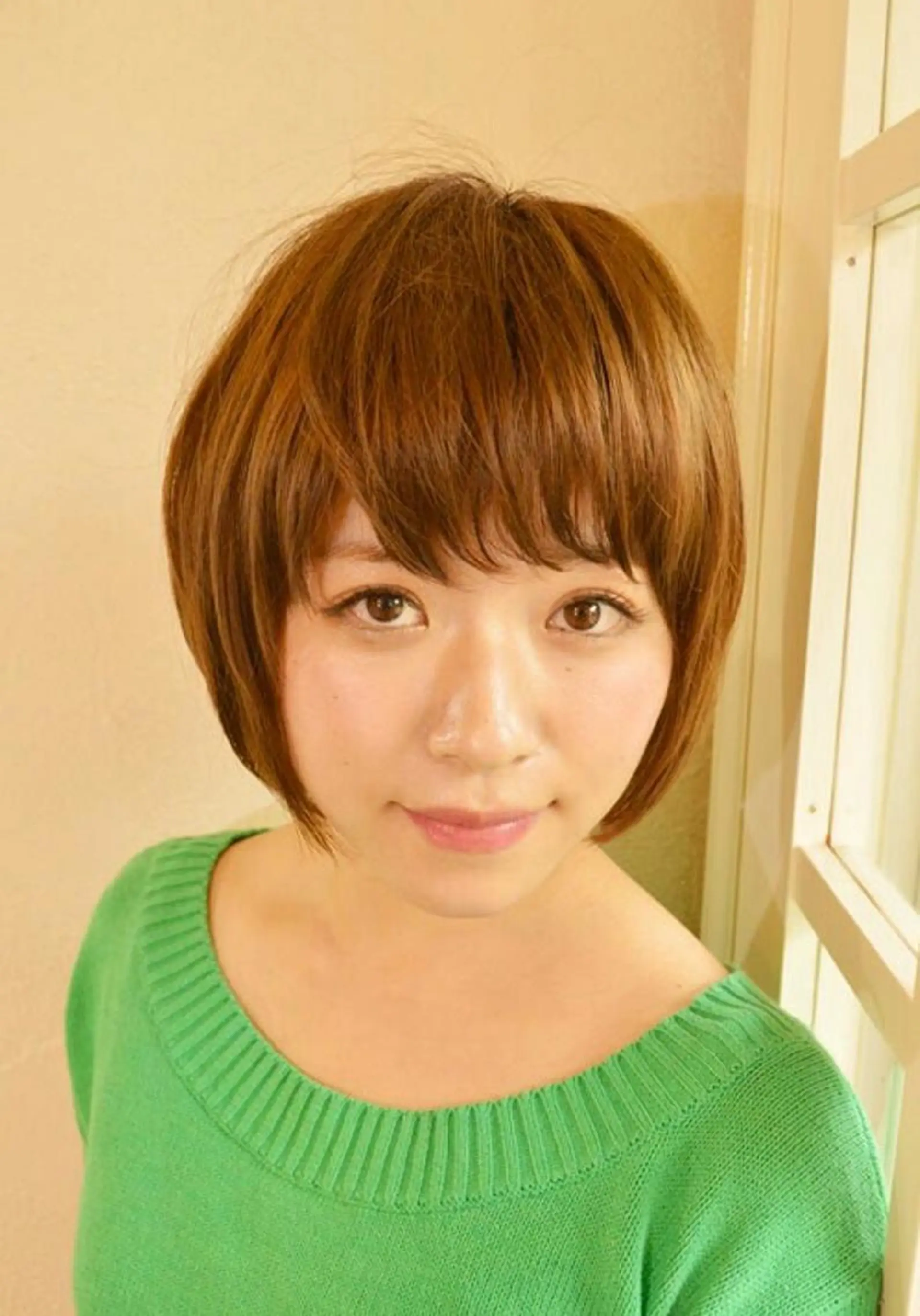 ショート ミディアム カラー 小顔ショート✁ ⁂Yukari⁂のヘアスタイル