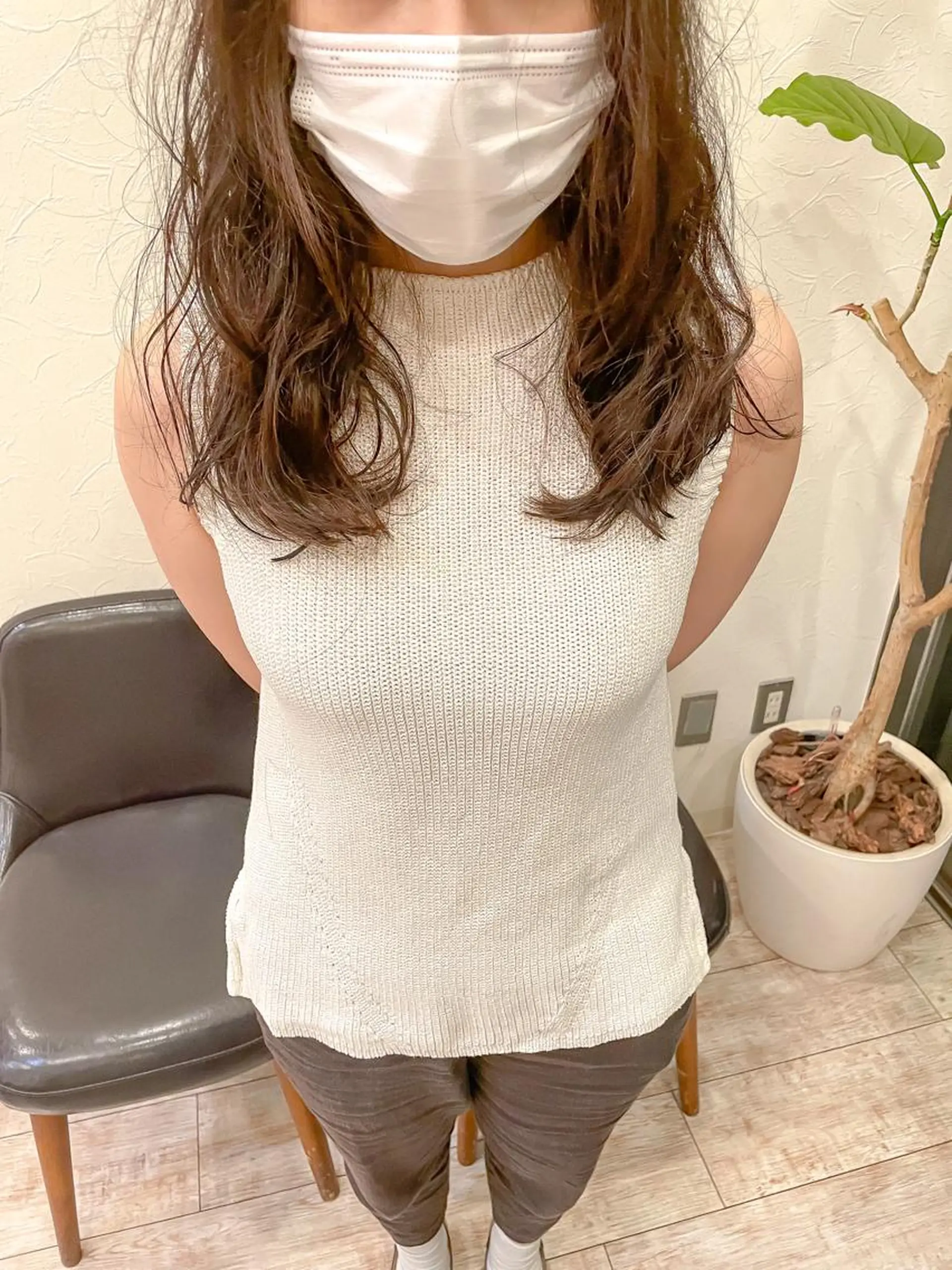 セミロング パーマ セミロングパーマ トリートメント SHANTi 飯塚 ヘアセット/髪質改善のヘアスタイル