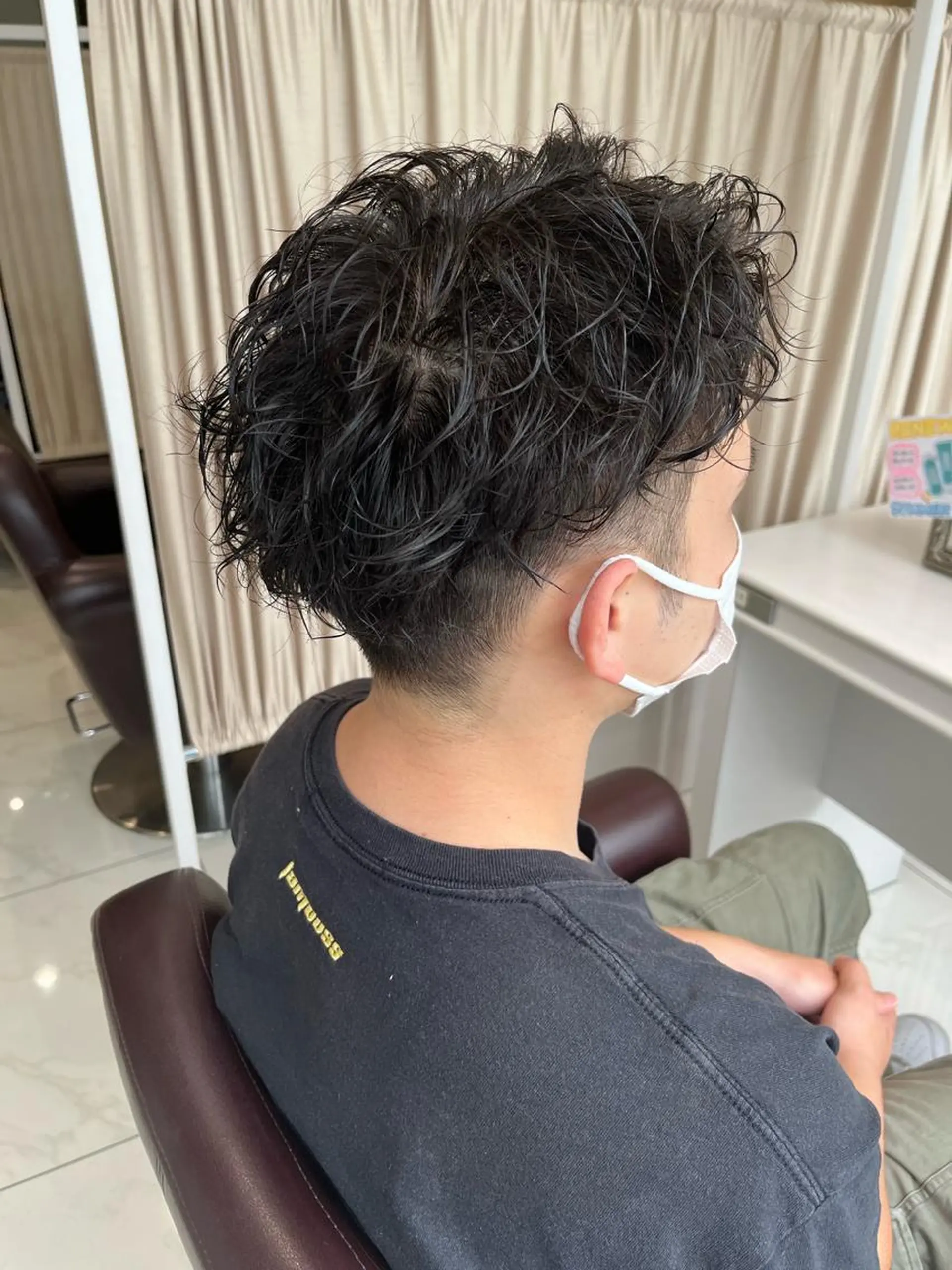 パーマ メンズ カット パーマ 🍊オオノ リホ🍑のヘアスタイル